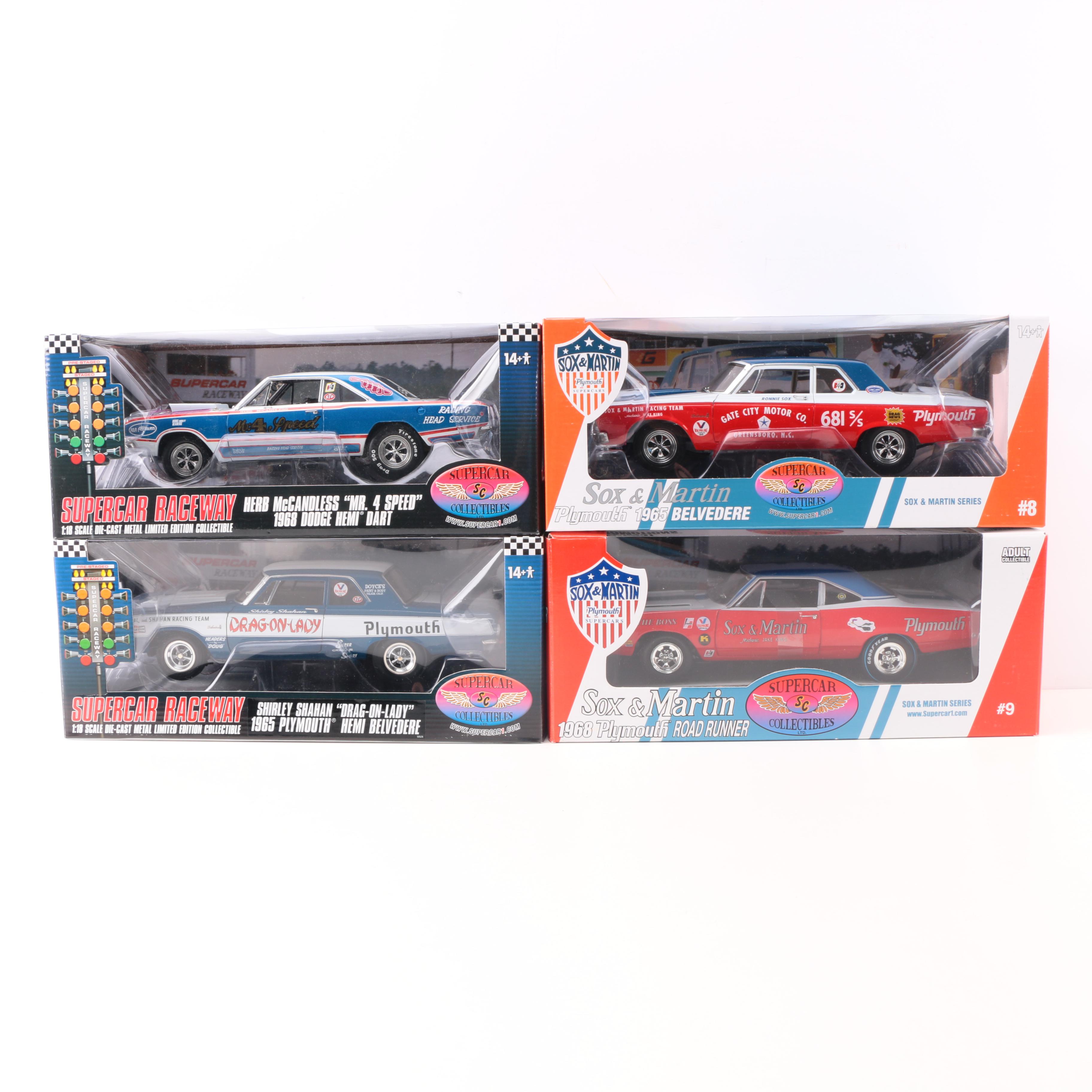 Supercar Raceway and Sox & Martin 118 Scale DieCast Cars EBTH
