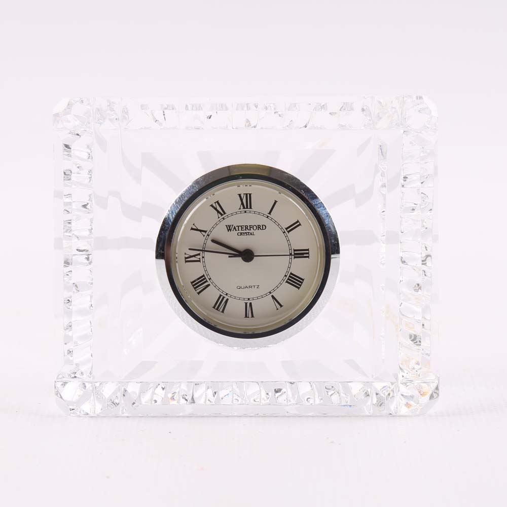 Waterford Crystal Vanity Clocks EBTH