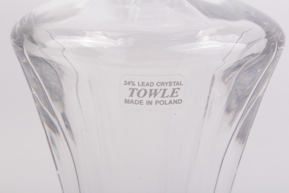 Towle Lead Crystal Decanter EBTH