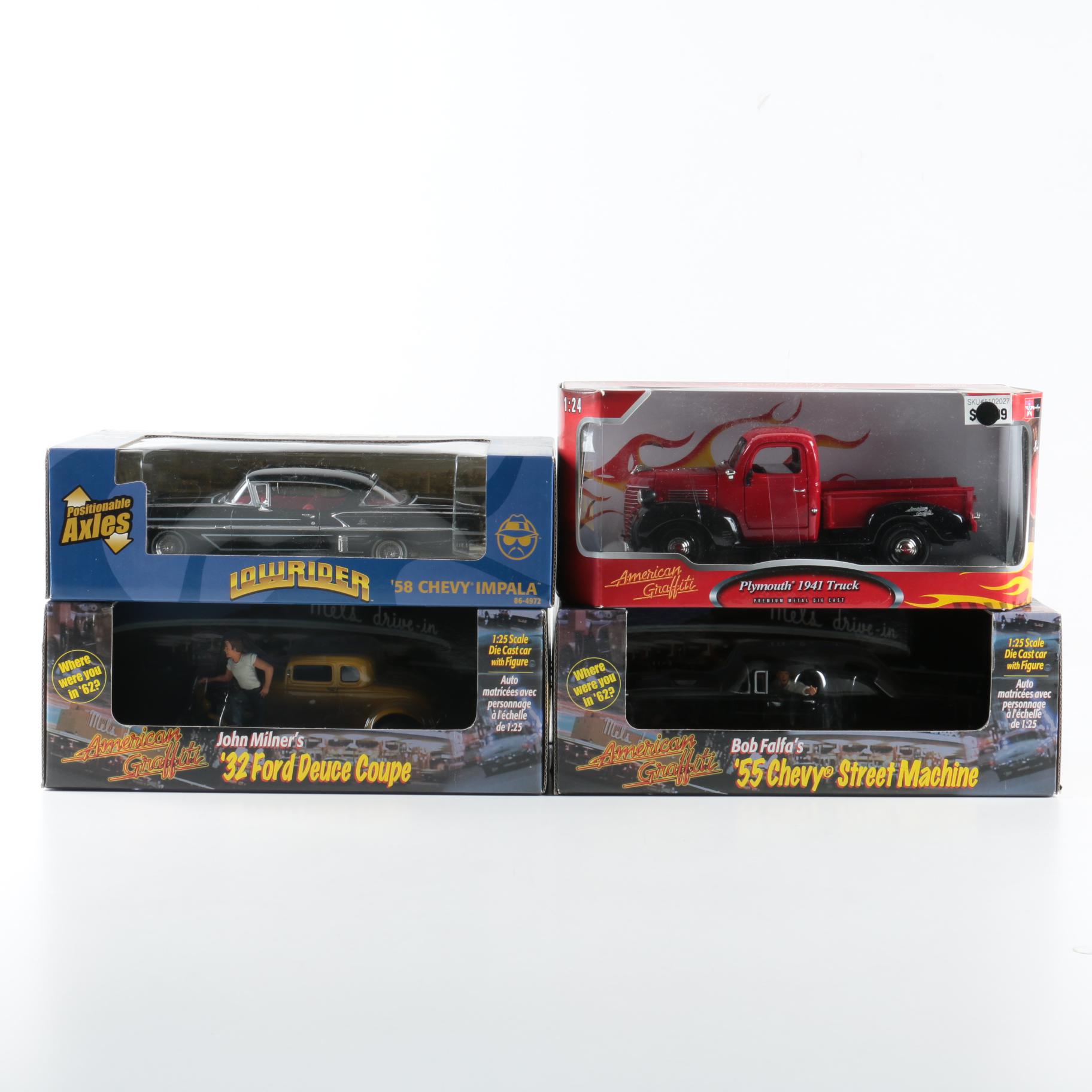 revell american graffiti diecast cars