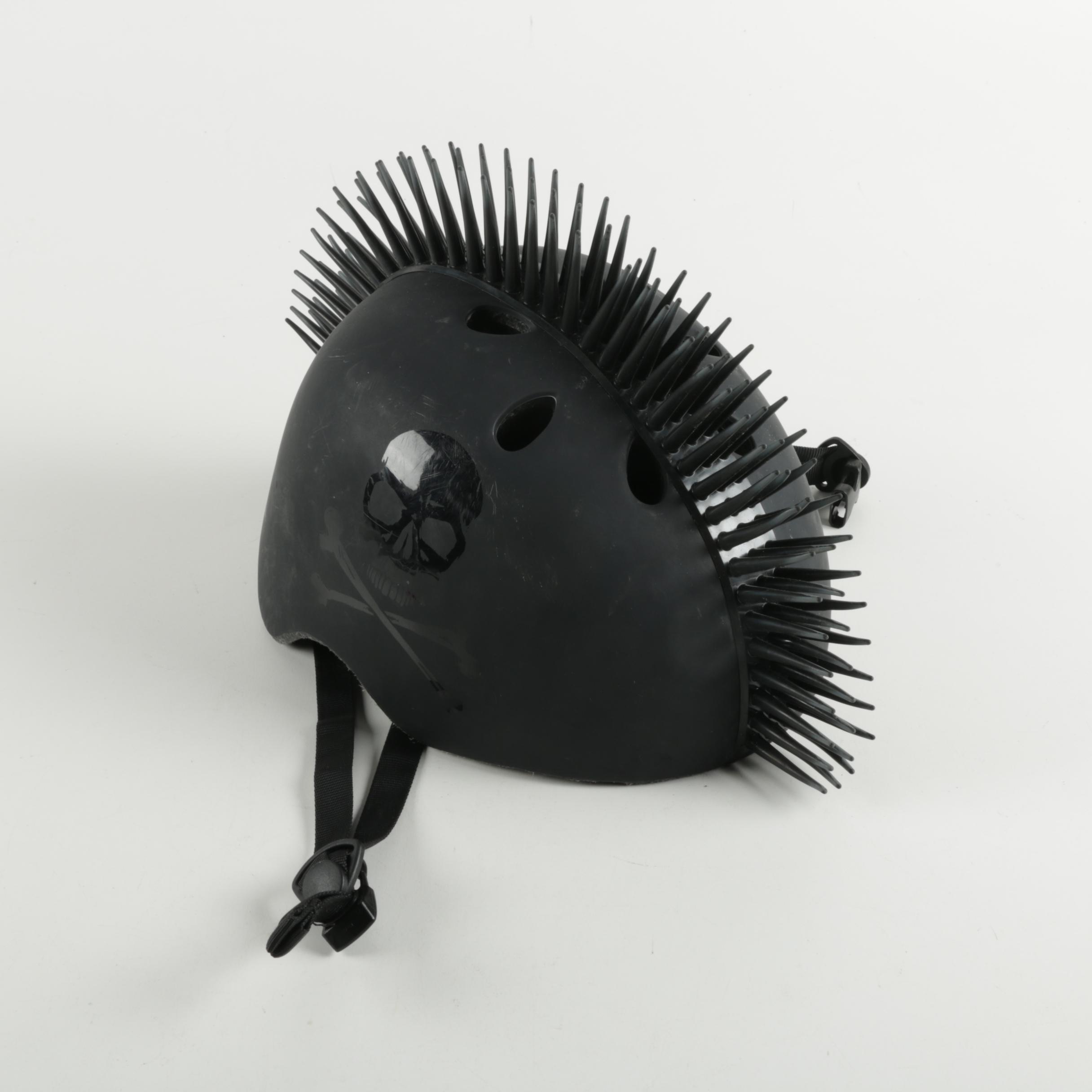 spiked bike helmet