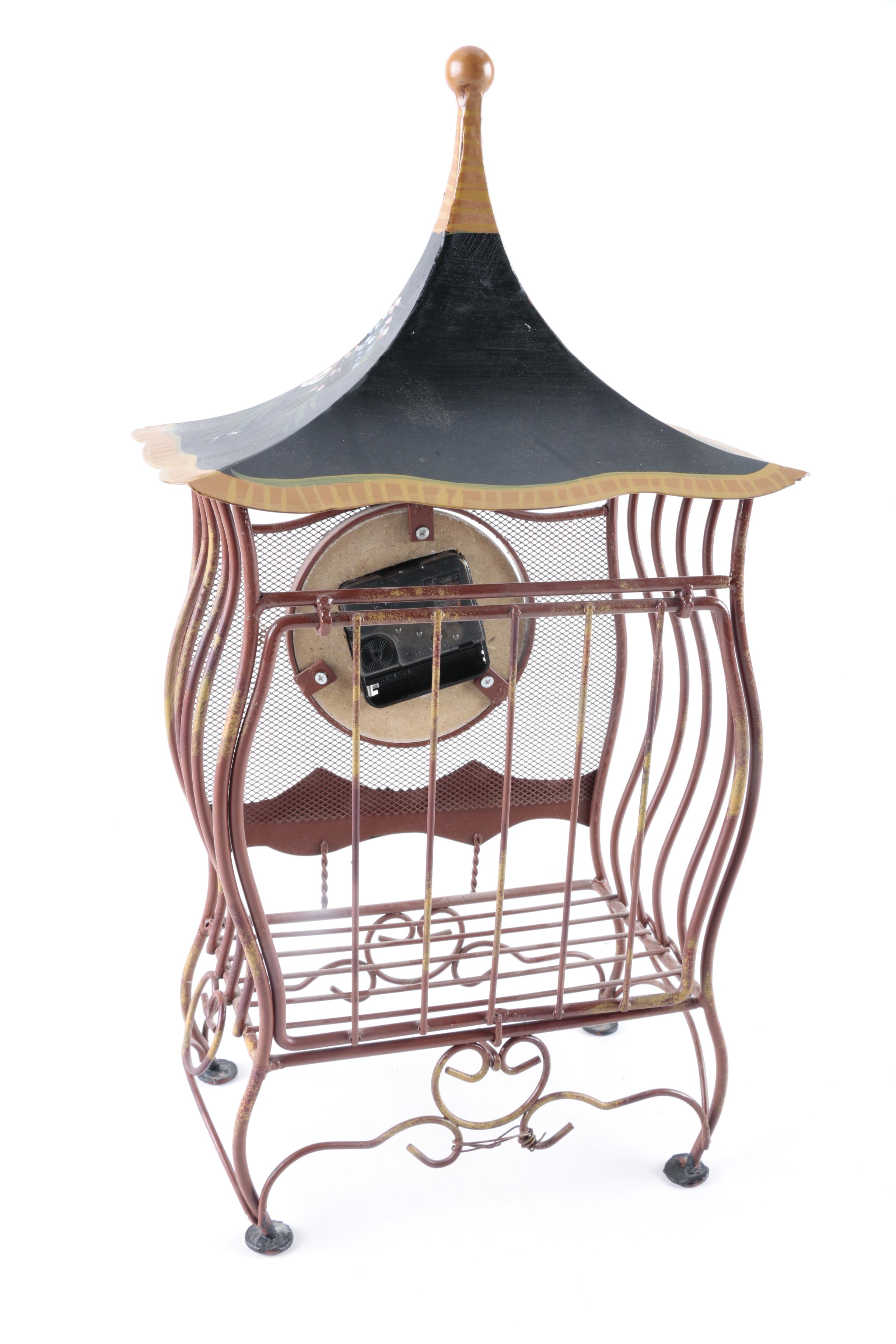 Poirot & Germain Tole Birdcage Clock EBTH