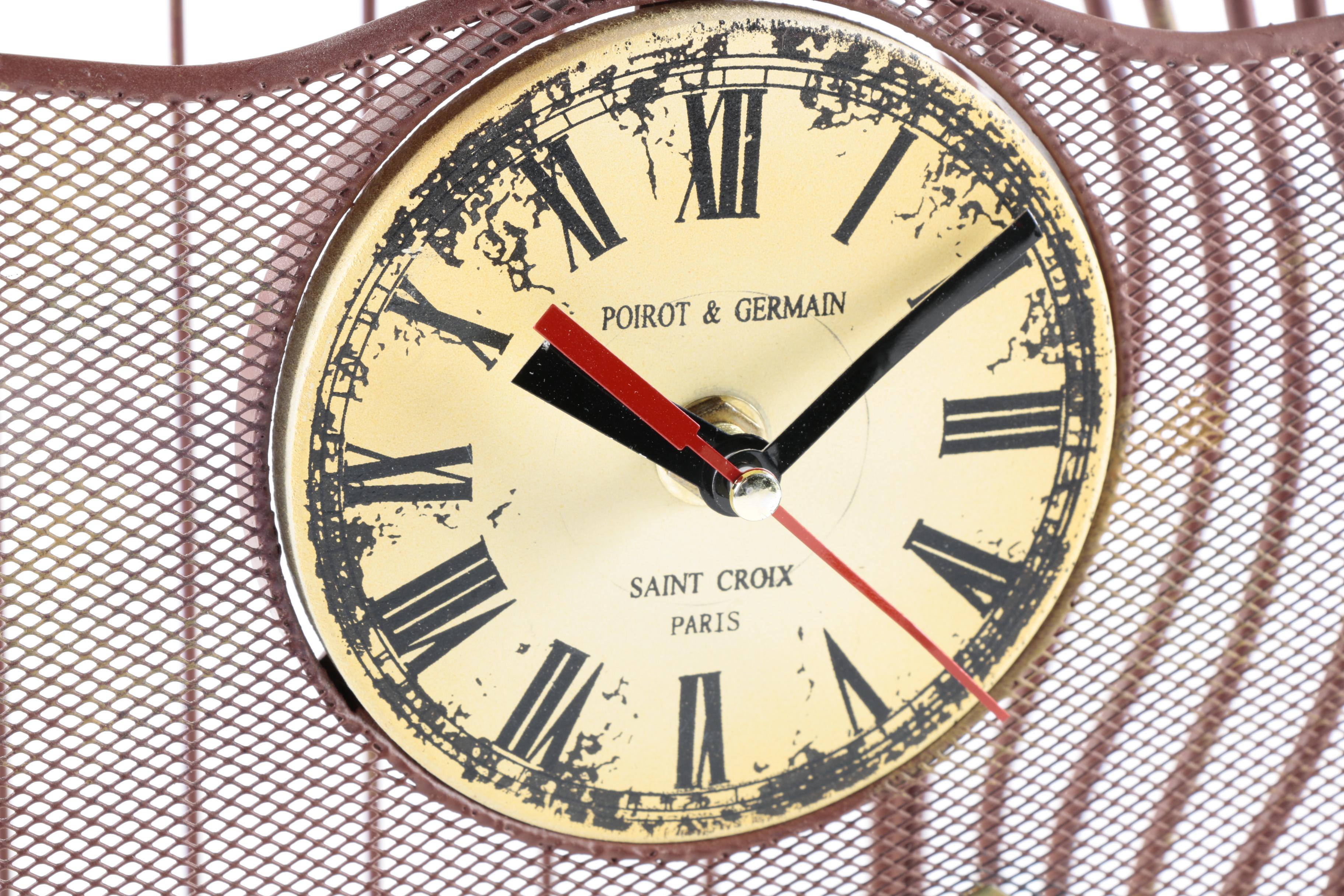 Poirot & Germain Tole Birdcage Clock EBTH