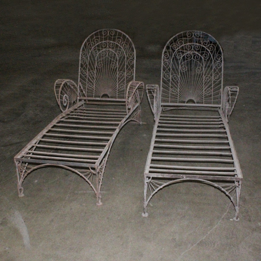 Metal Patio Lounge Chairs