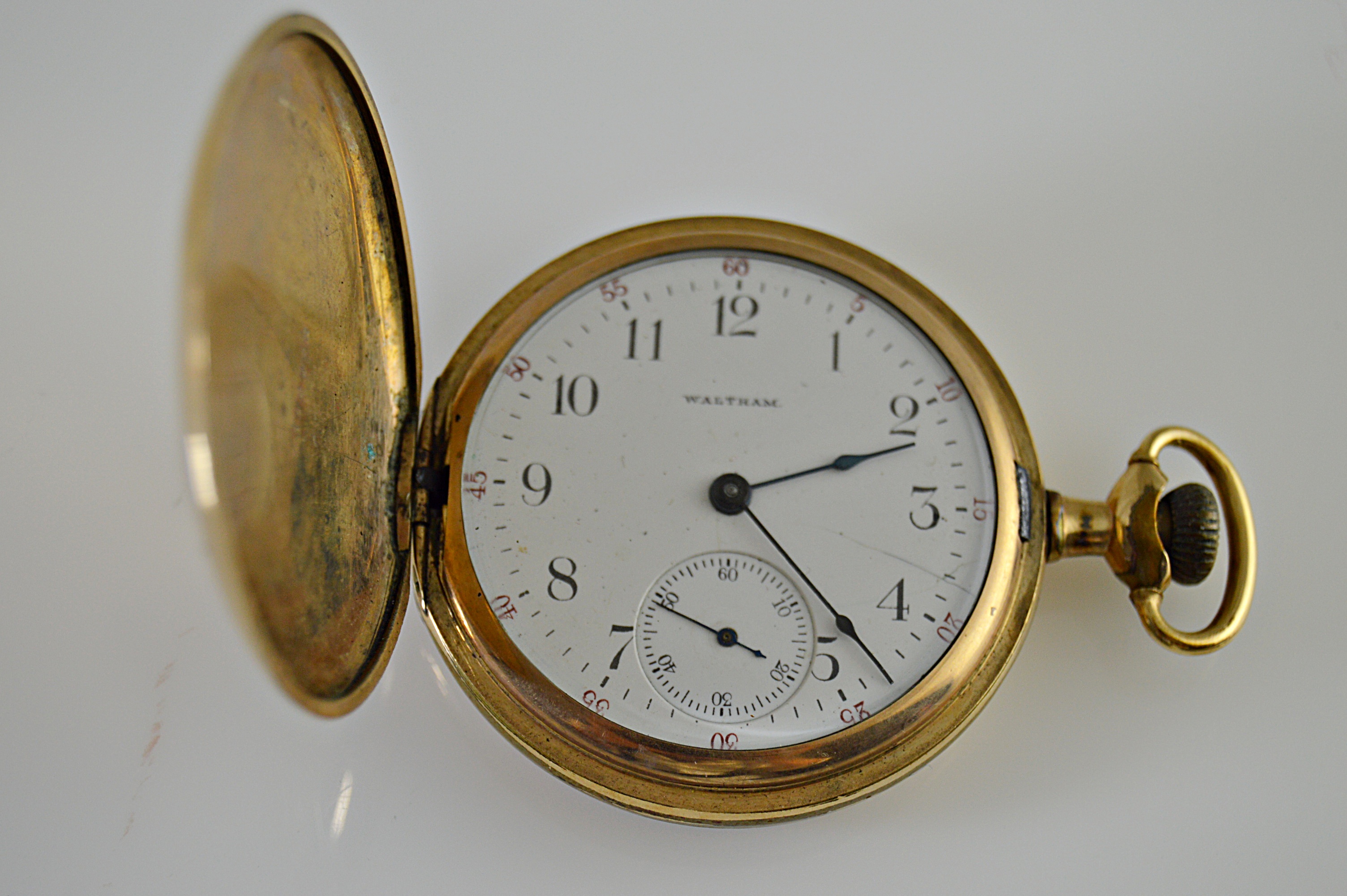 Vintage Waltham GoldFilled Hunter's Case Pocket Watch EBTH