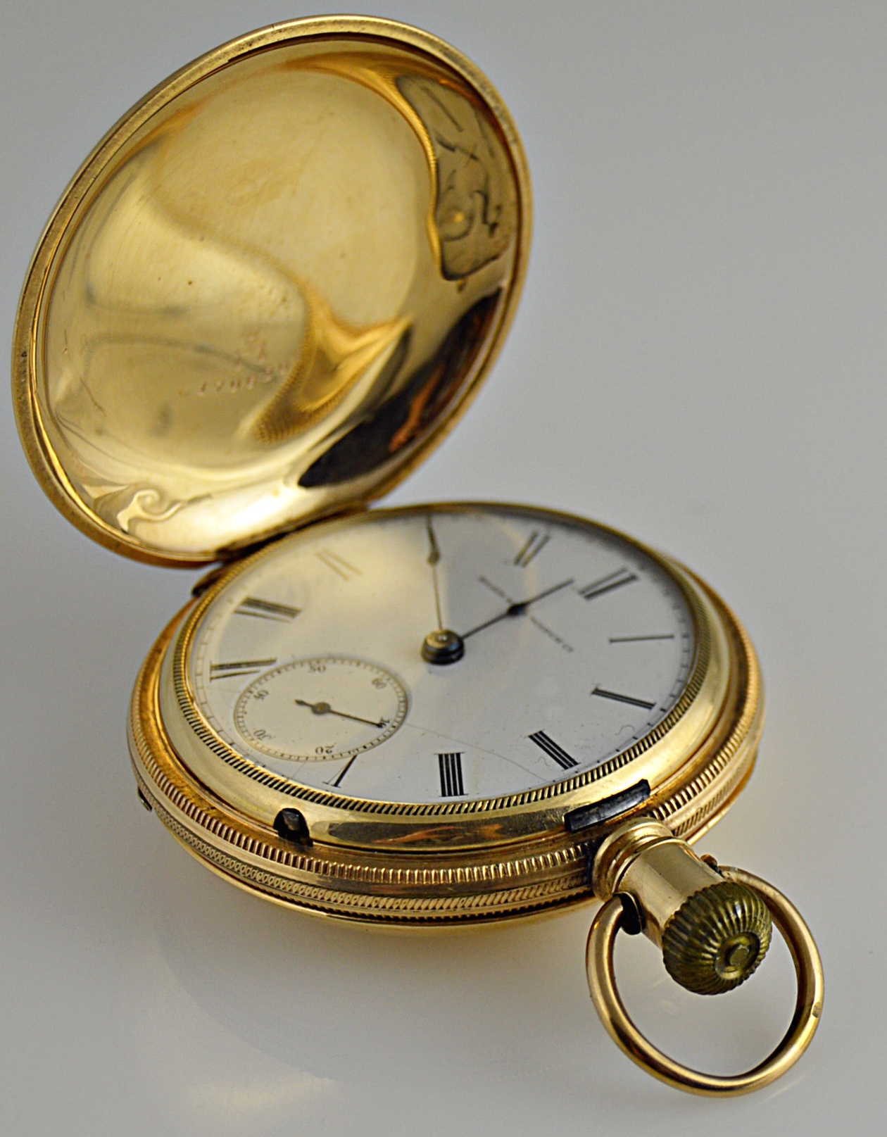 Vintage Elgin Engraved GoldFilled Pocket Watch EBTH