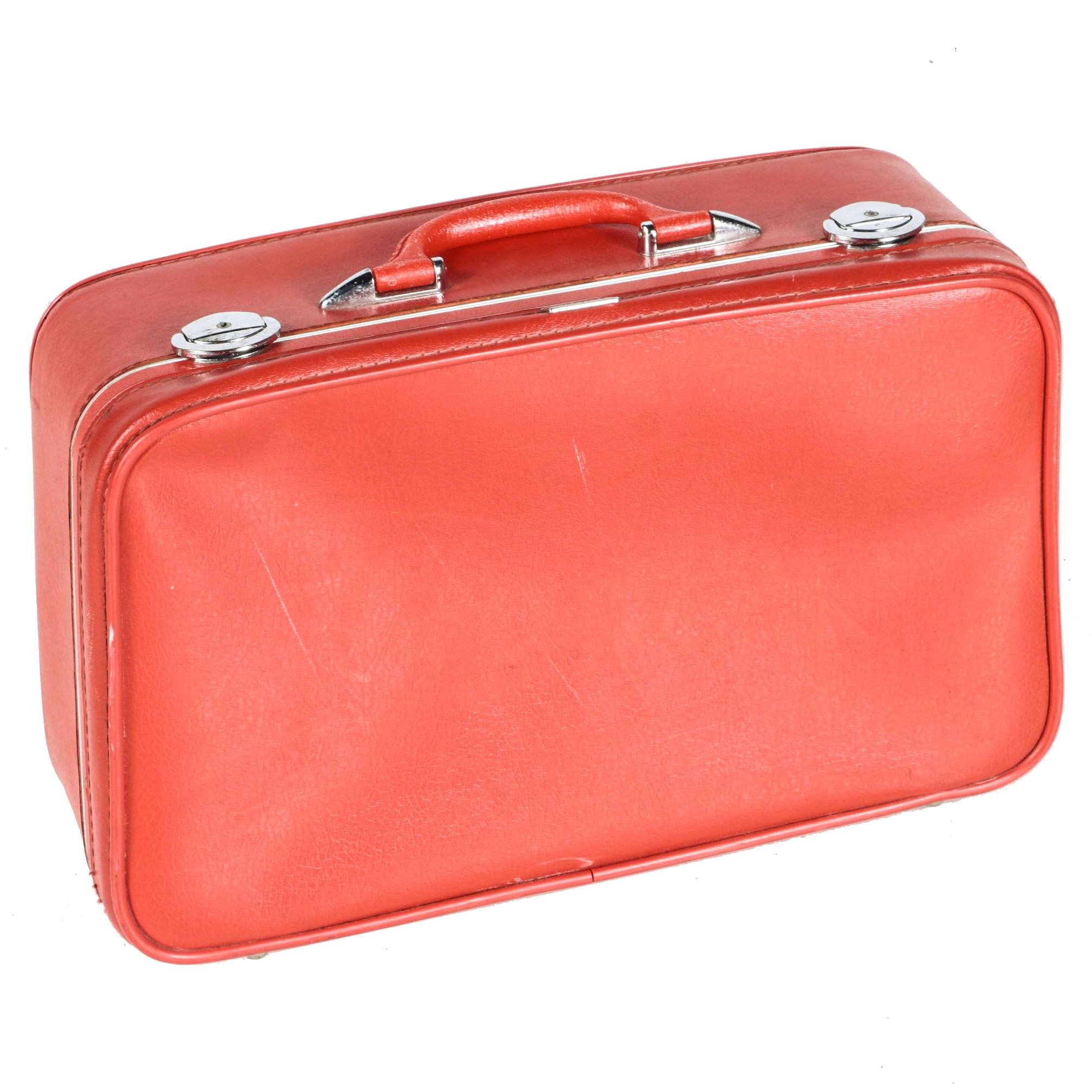 amelia earhart luggage red