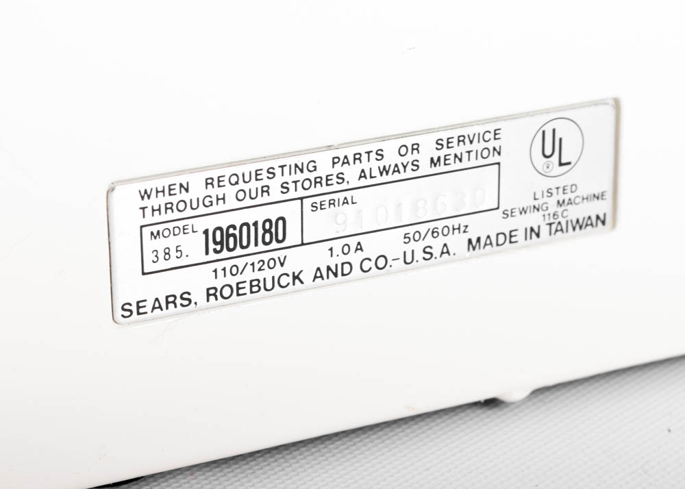 Sears Kenmore Limited Edition 100 Stitch Sewing Machine EBTH