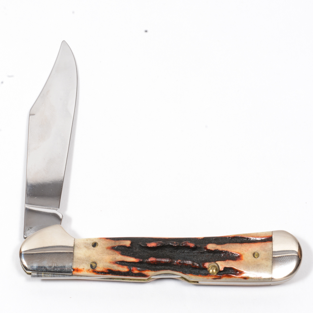 Fort City "Case XX" Pocket Knives with Stag Handles EBTH