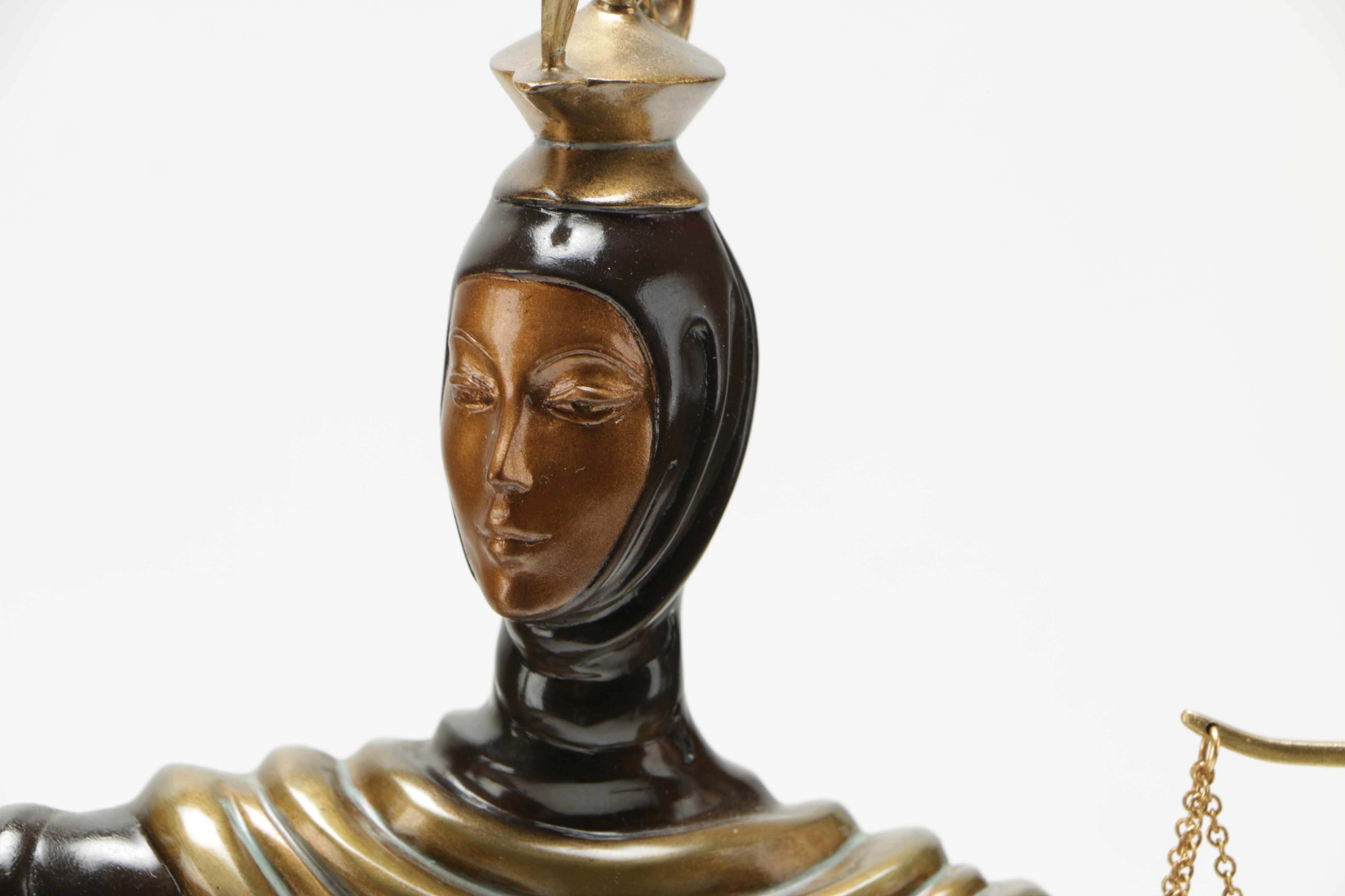 Erté 1984 Limited Edition Bronze Sculpture "Justice" EBTH