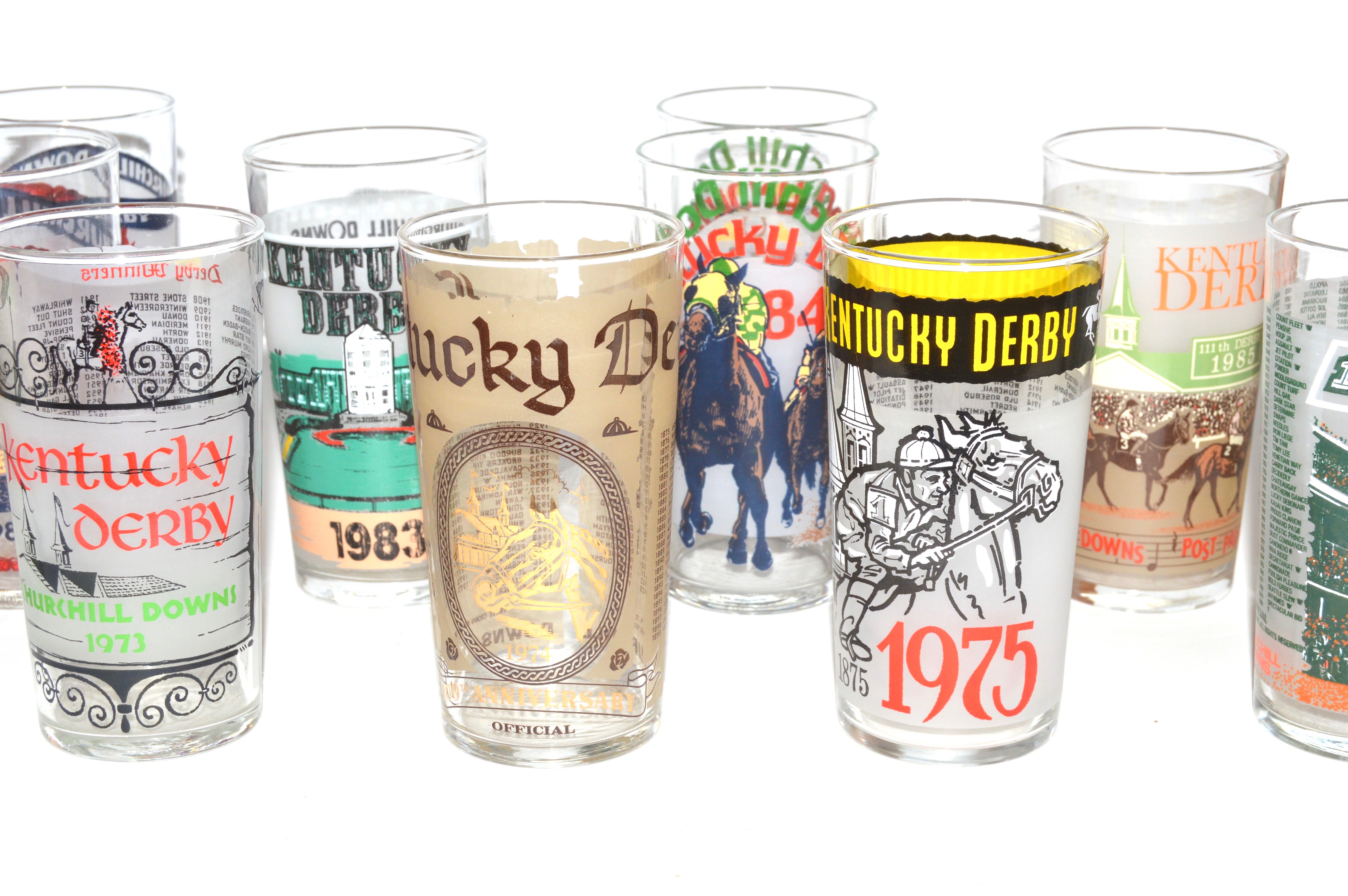 Vintage Kentucky Derby Julep Glasses, 1970s80s EBTH