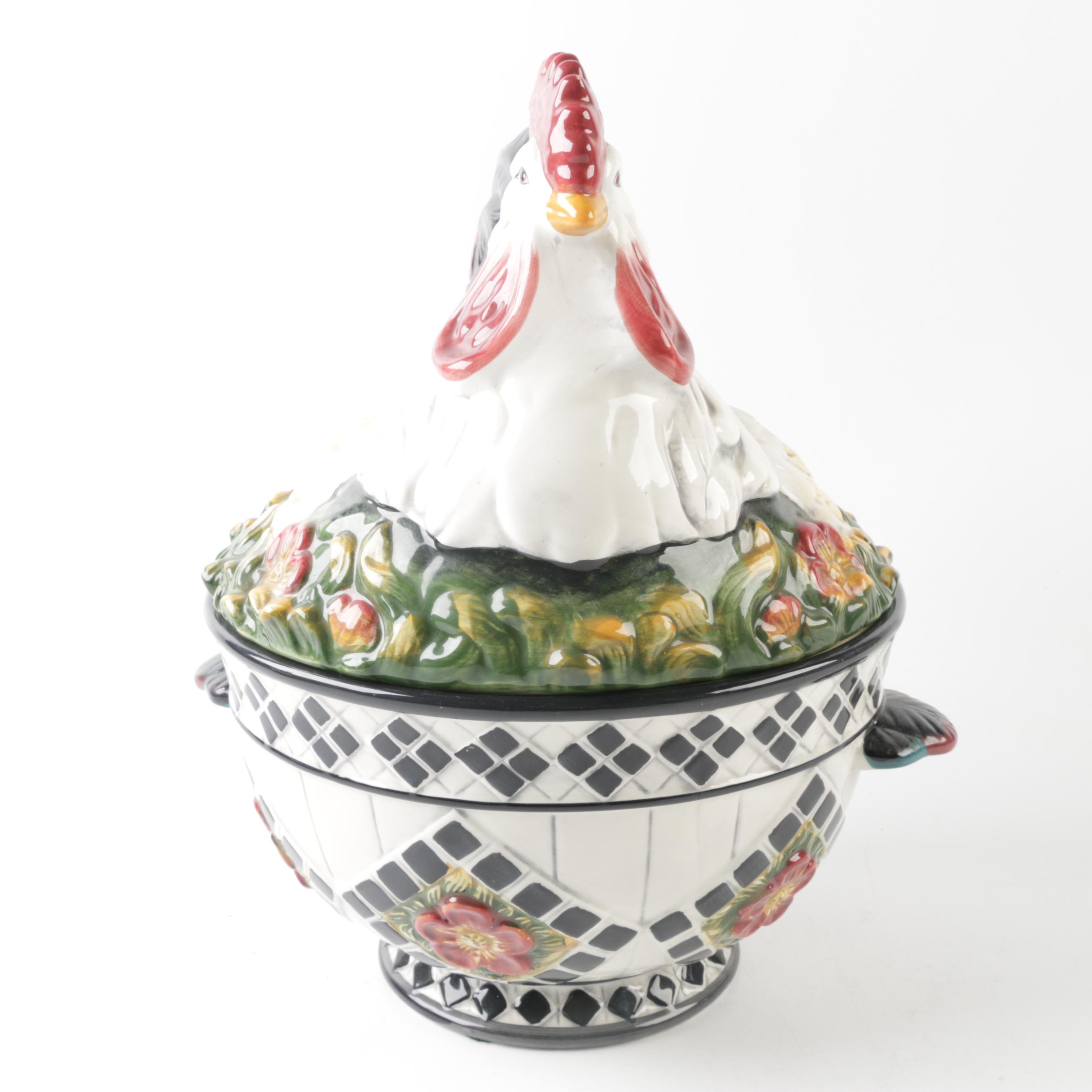 1998 CBK Ltd. Chicken Tureen EBTH