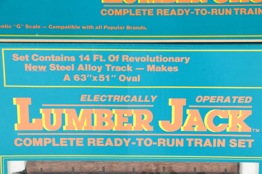 G- Scale Bachmann "Lumber Jack" Train Set : EBTH