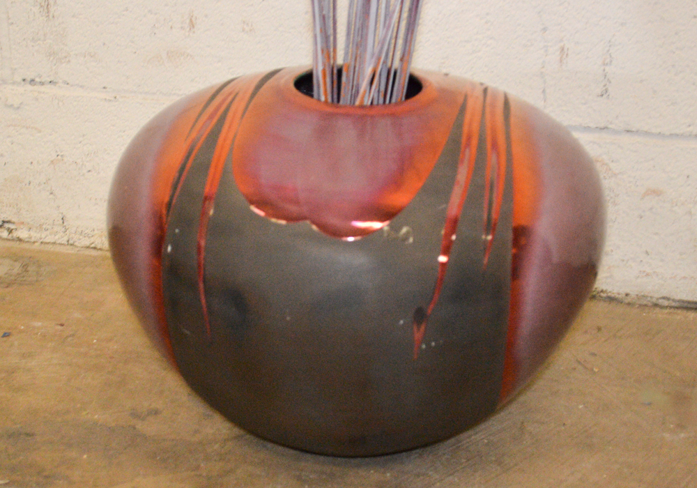 Vase with Tall Dried Twigs EBTH