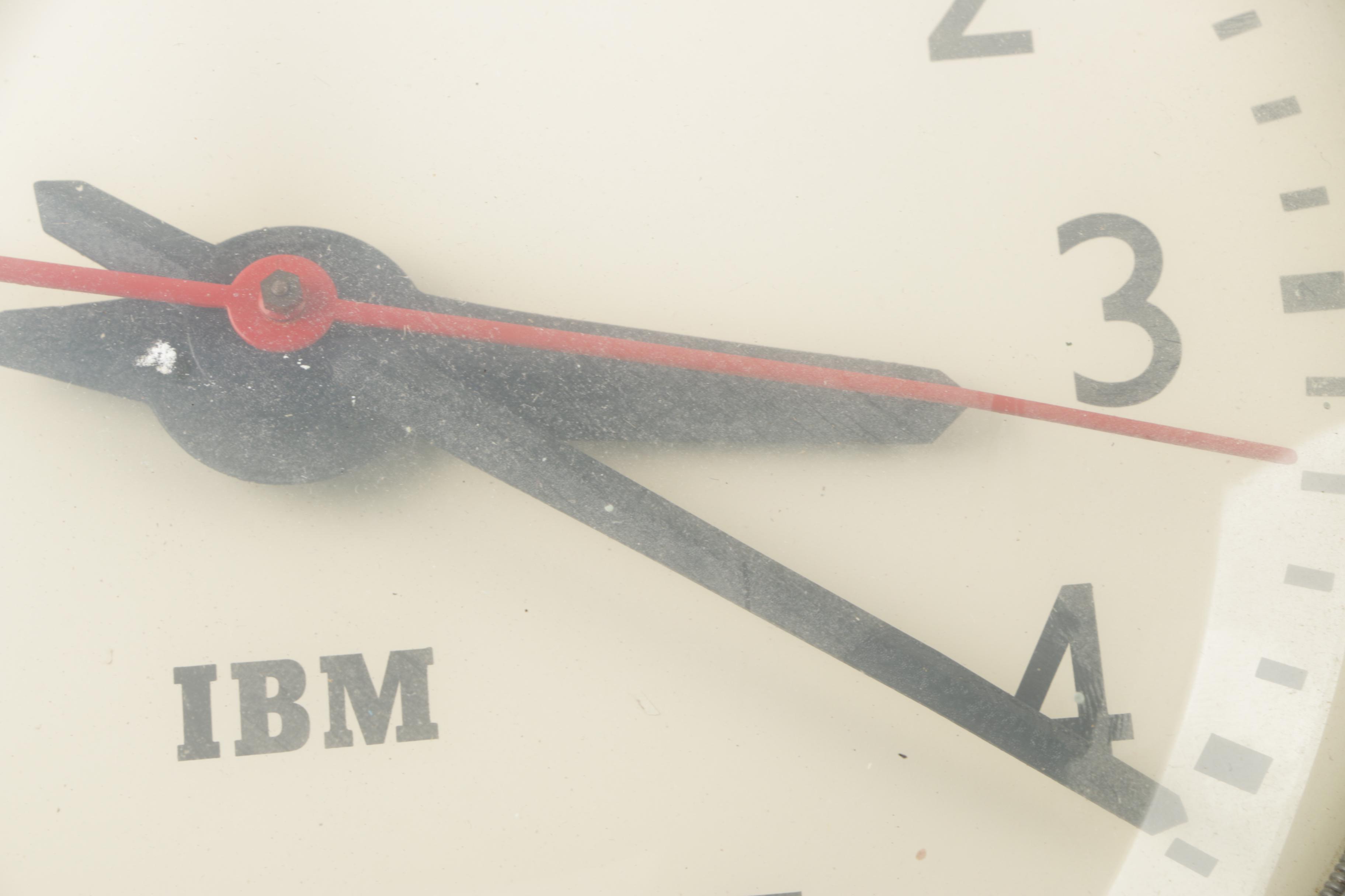 Vintage IBM Wall Clock EBTH