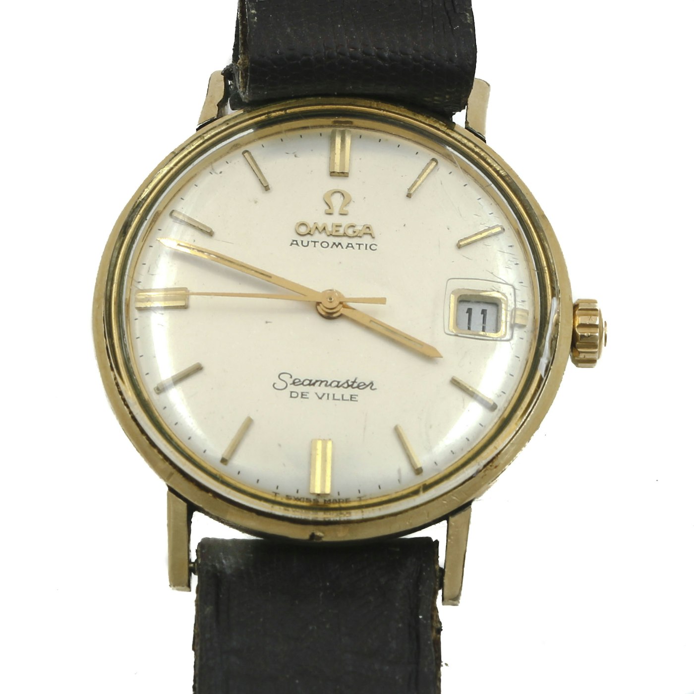 Omega Seamaster DeVille 14K Gold Filled Wristwatch EBTH omega-seamaster-deville-14k-gold-filled-wristwatch-ebth