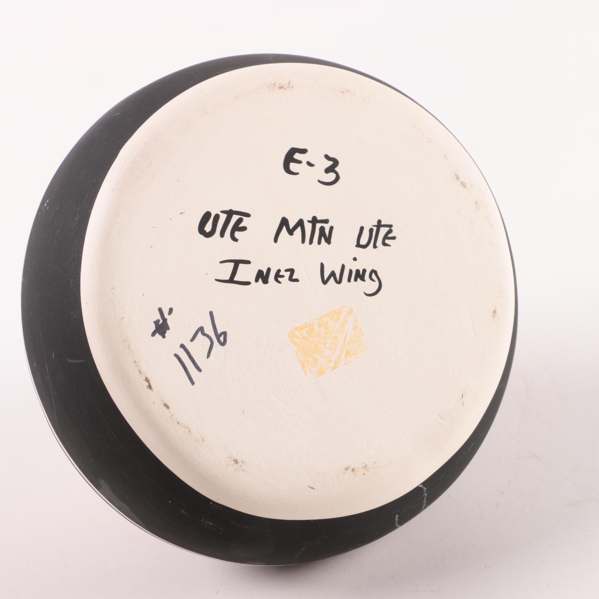 Ute Mountain Ute Tribe Pottery By Inez Wing And Ruth Root | EBTH