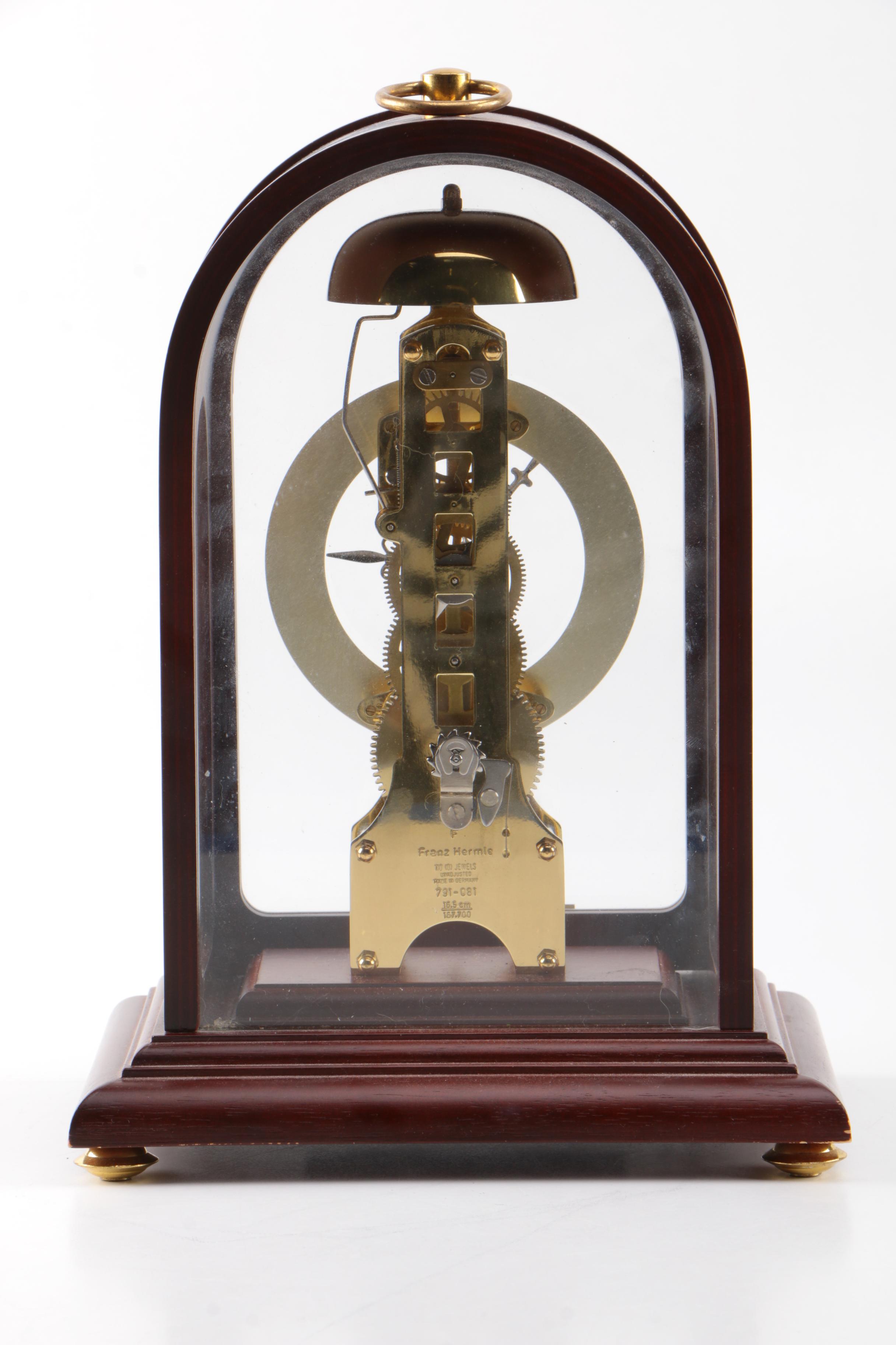 Franz Hermle German Mantel Clock  EBTH