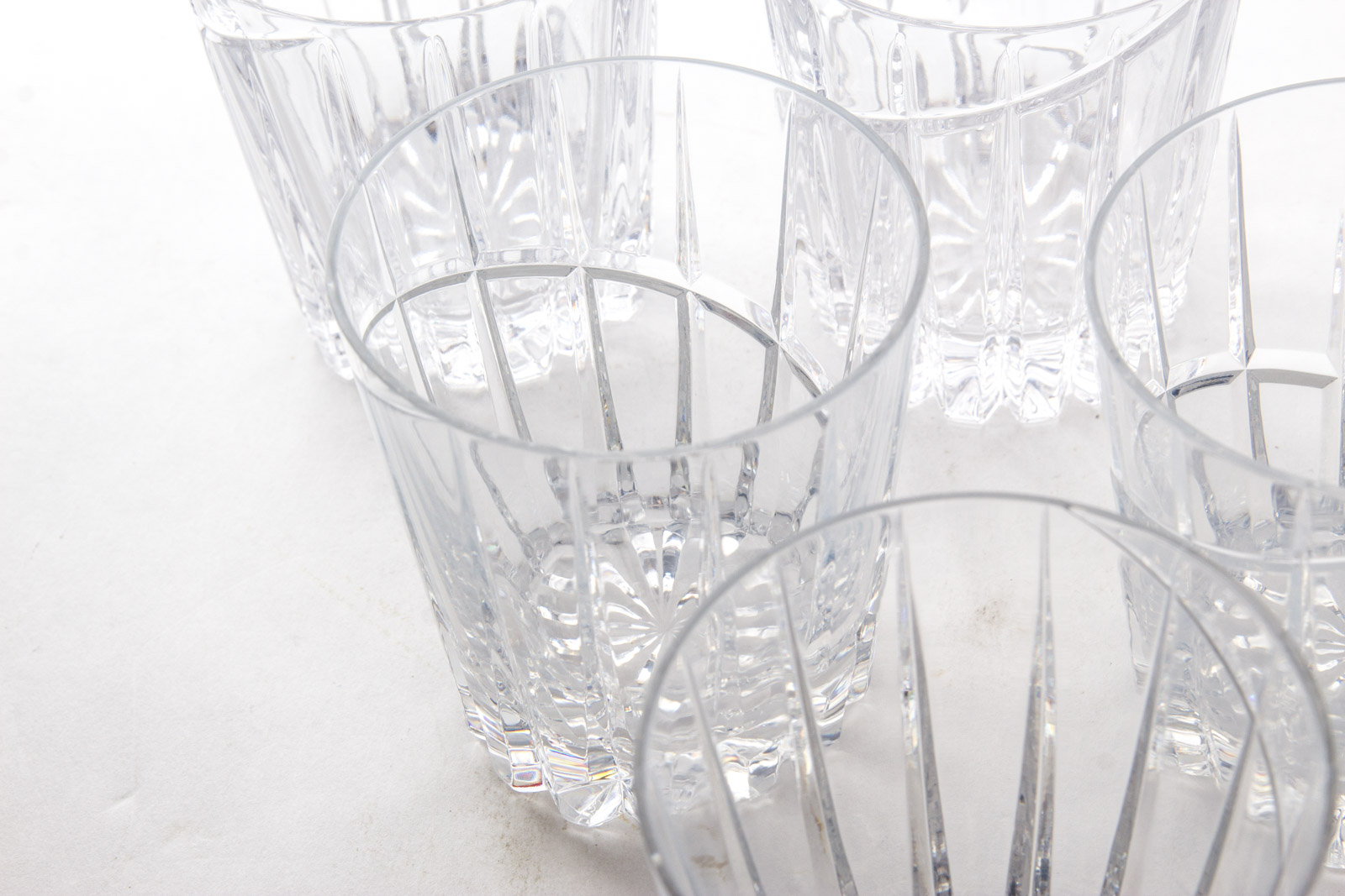 Mikasa "Uptown" Double Old Fashioned Crystal Glass Set EBTH