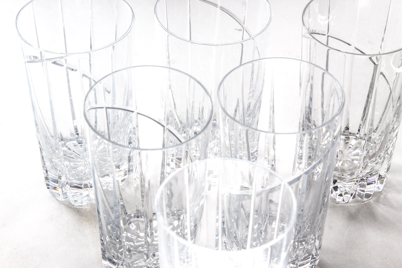 Mikasa "Uptown" Crystal Highball Glasses EBTH