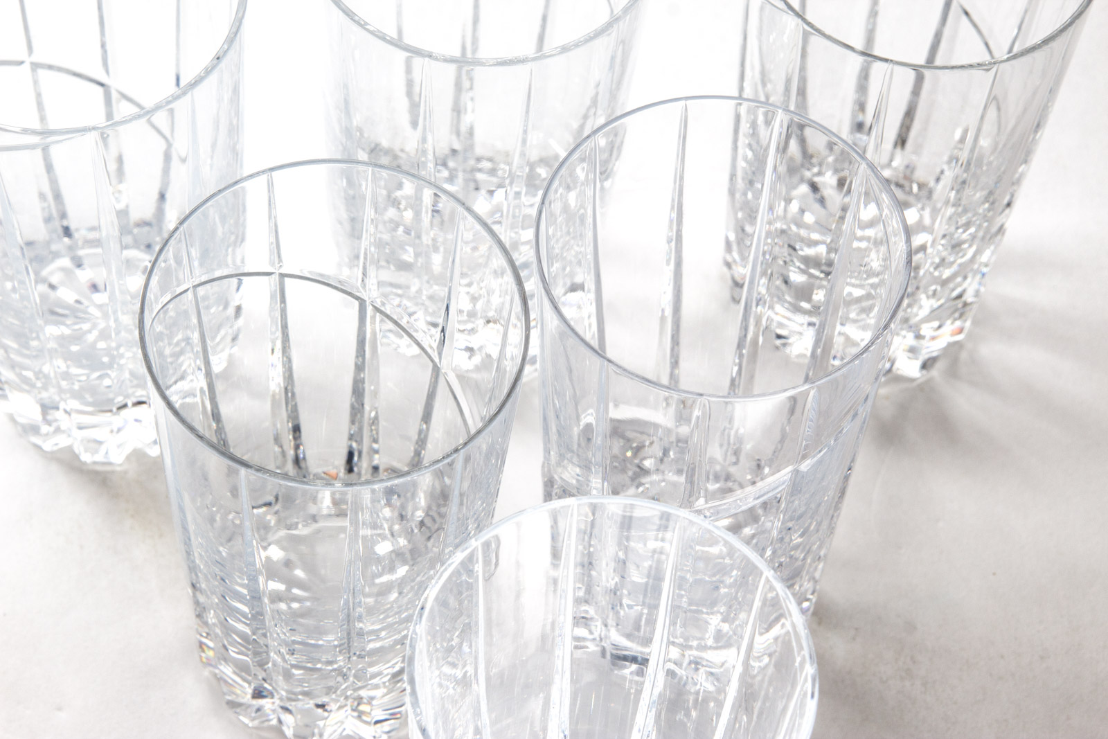 Mikasa "Uptown" Crystal Highball Glasses EBTH
