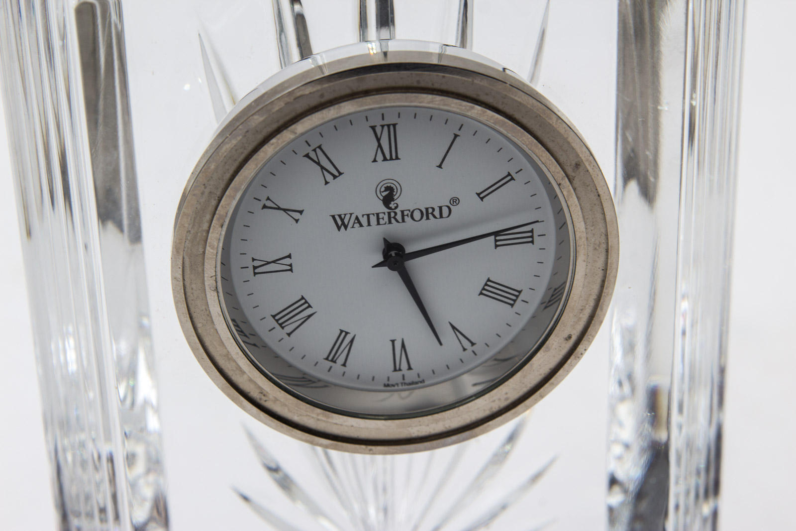 Waterford Crystal "Colonnade" Mantel Clock EBTH