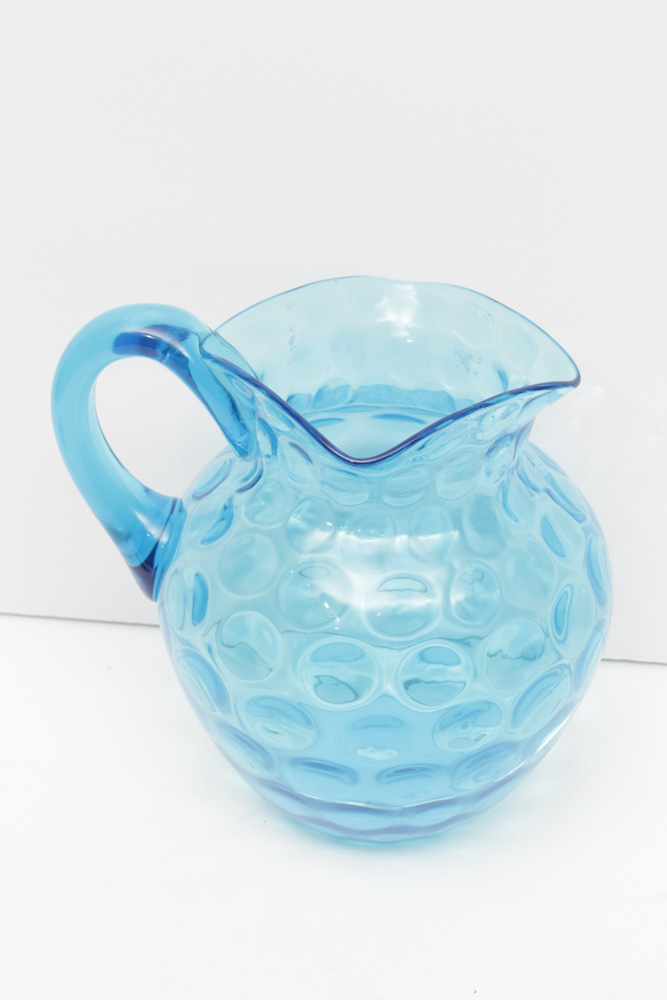 Colored Pressed Glassware Collection EBTH