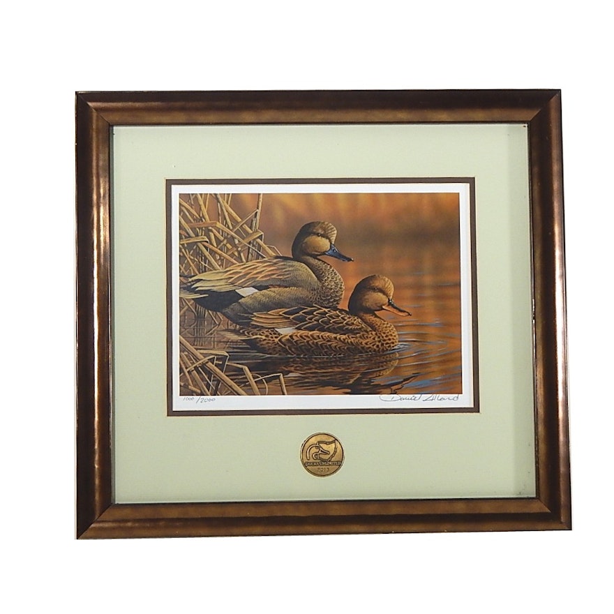 2013 Ducks Unlimited L/E Print Signed | EBTH