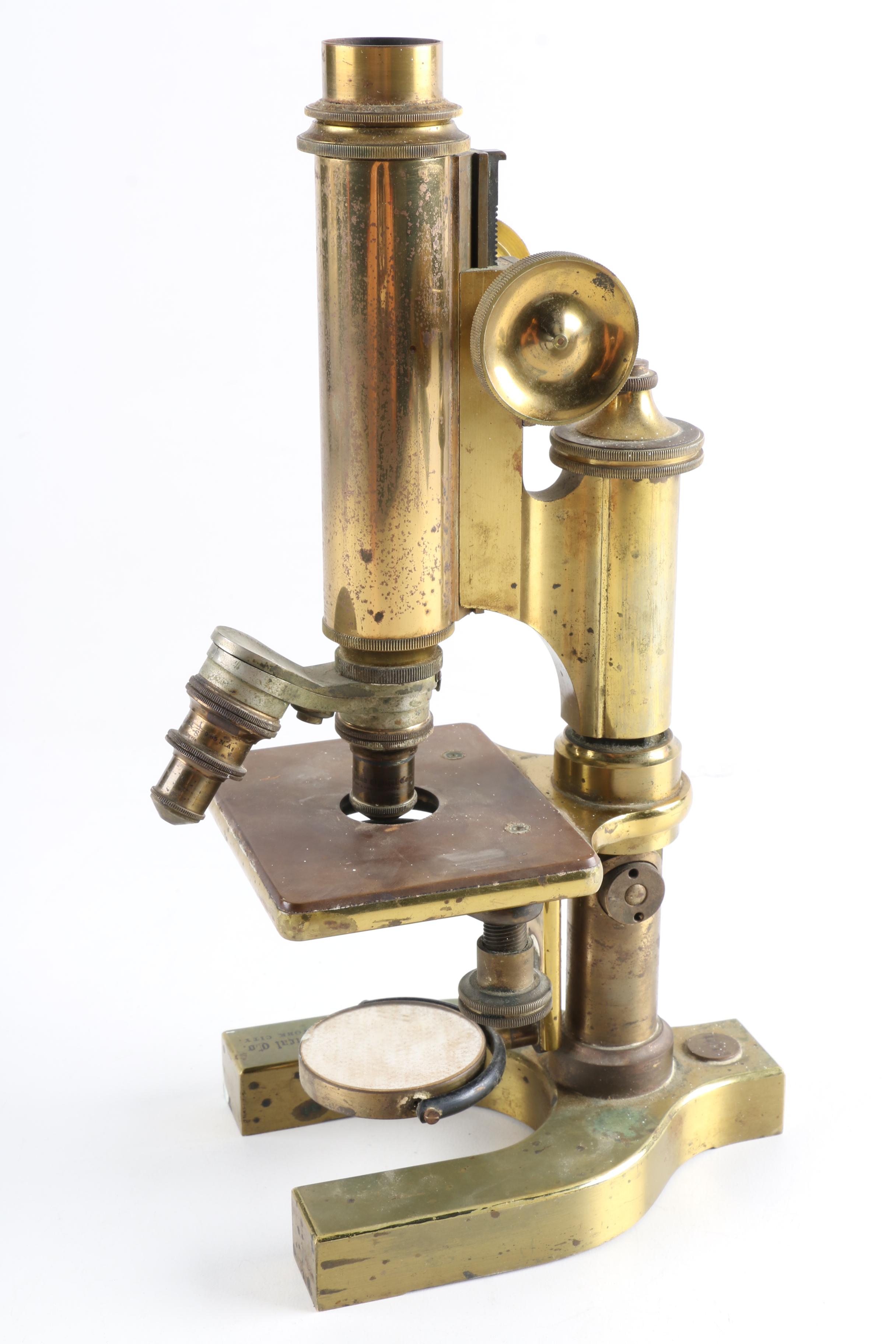 Bausch & Lomb Optical Co. Brass Microscope | EBTH