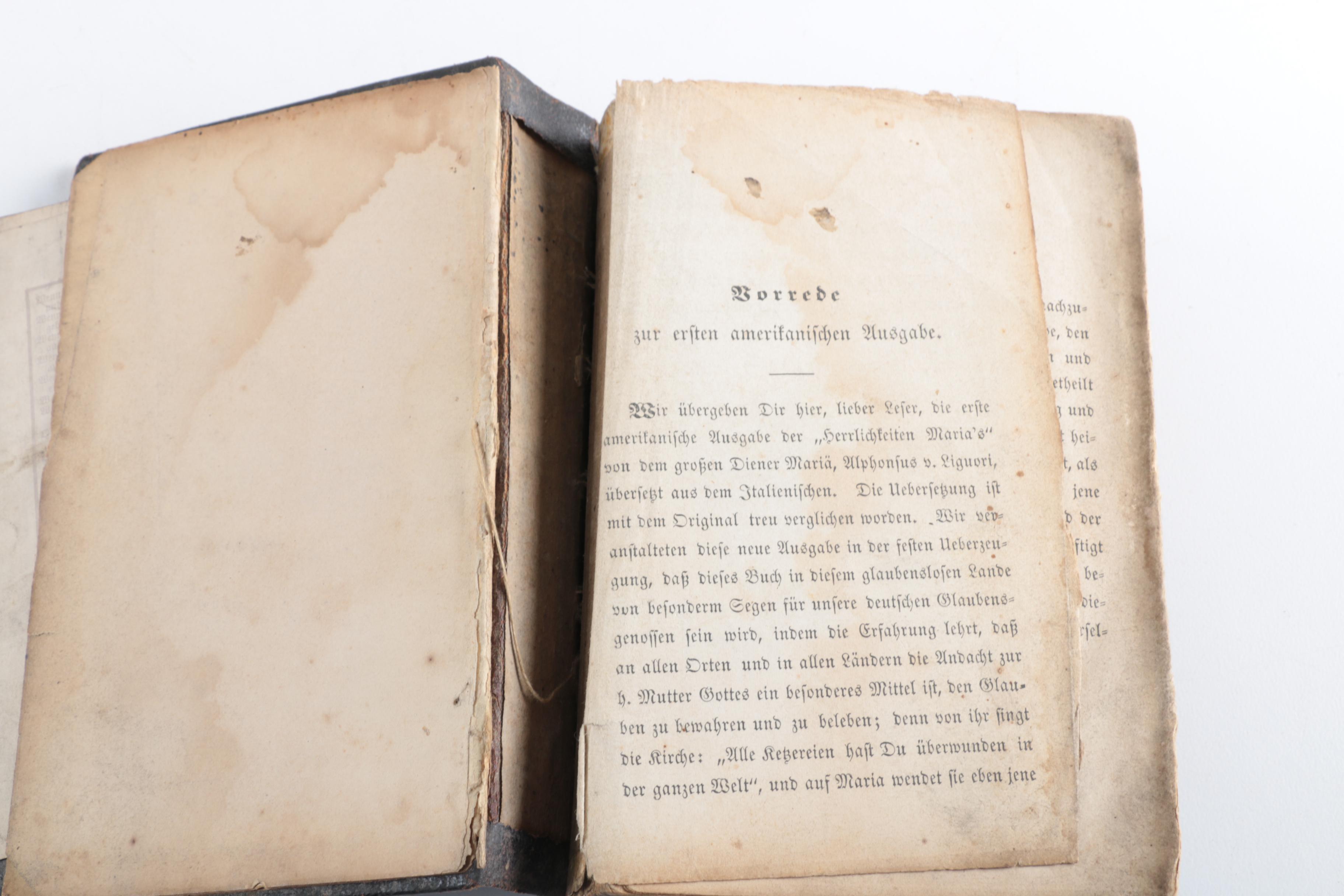 Eight Antique German Books EBTH