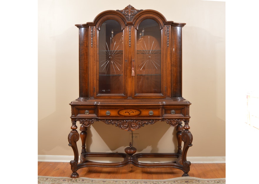 Jacobean Style Display Cabinet By West End Furniture Of Rockford