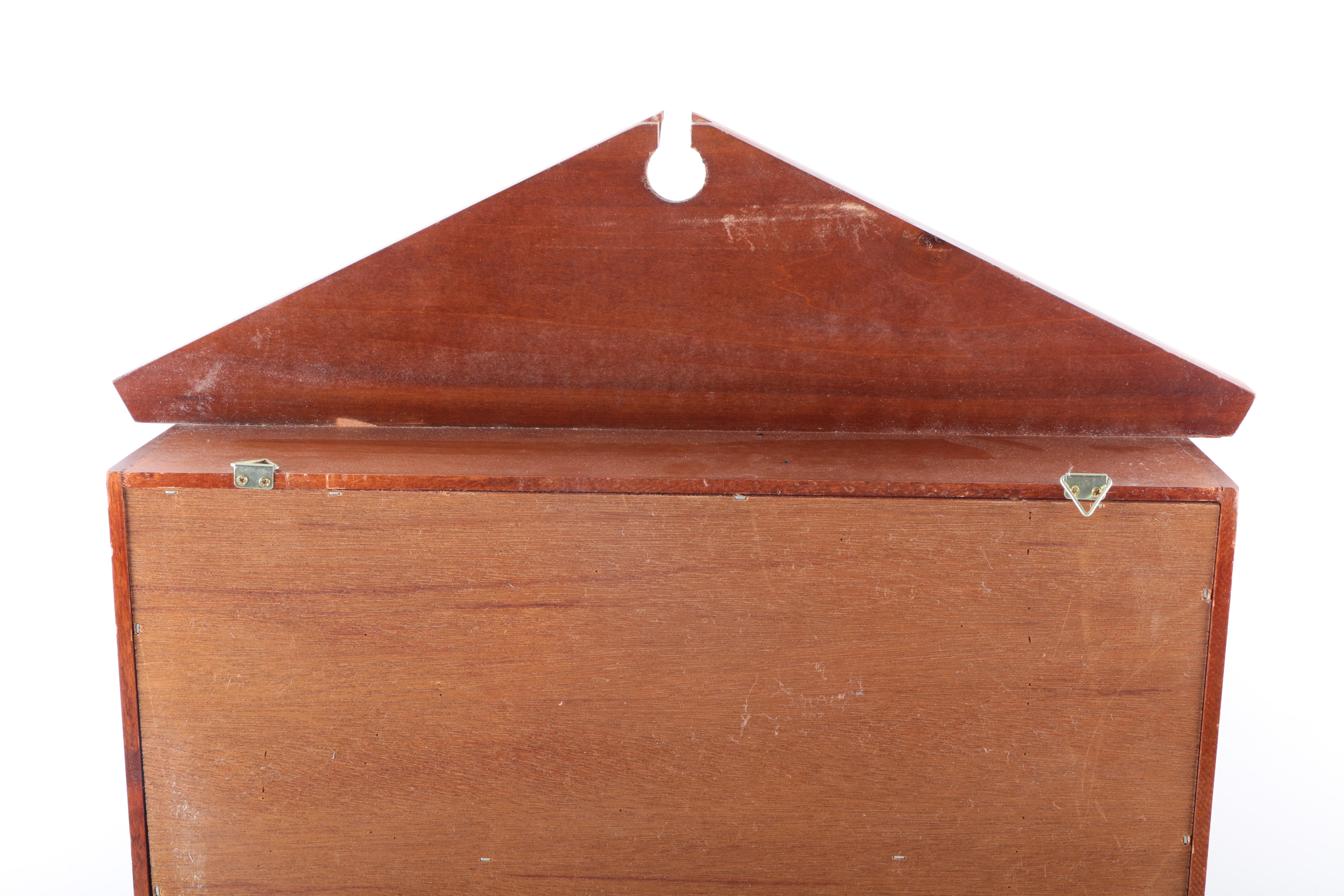 Wooden House Shaped Shadow Box | EBTH