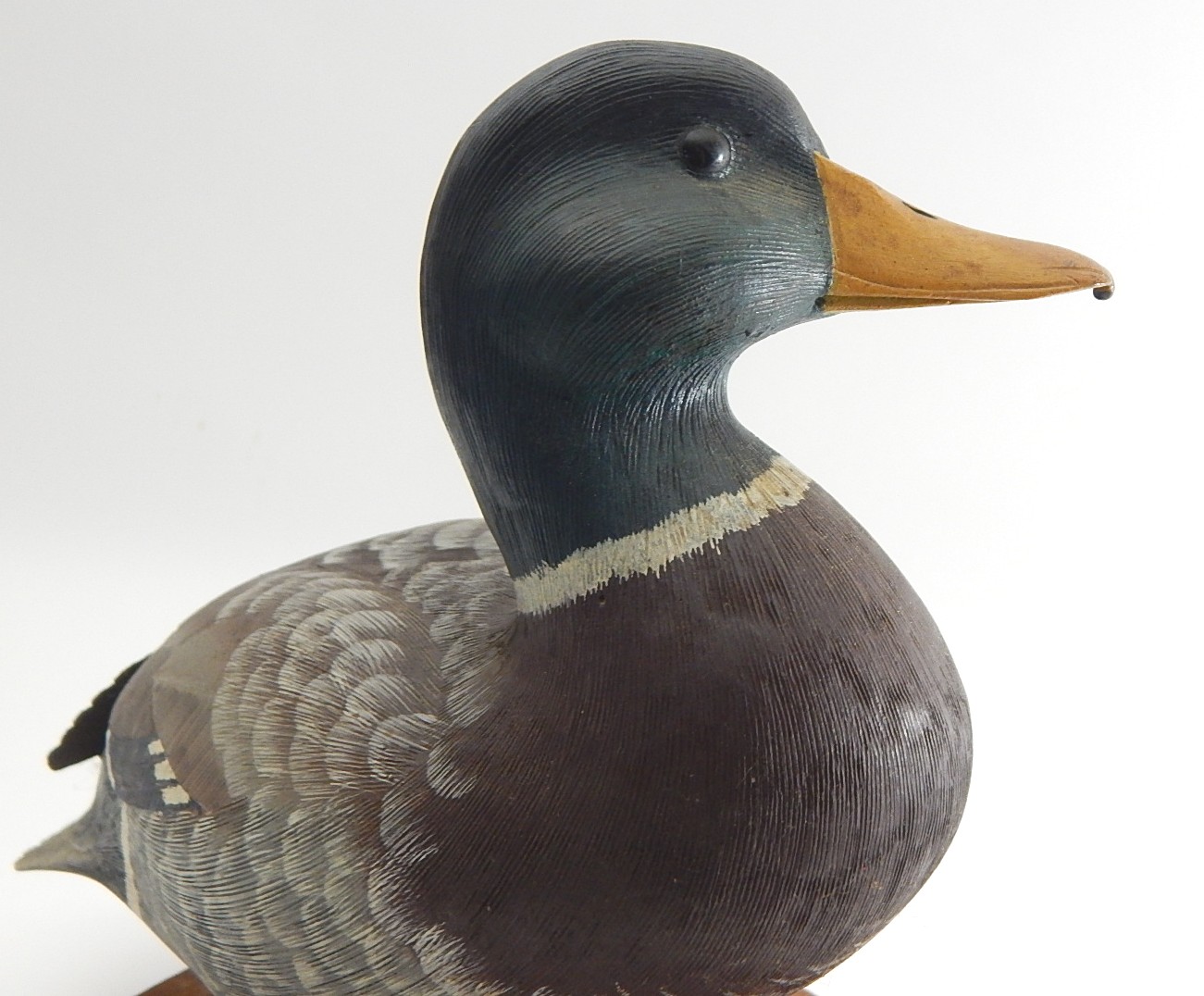 William Veasey Signed Duck Decoy EBTH