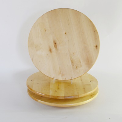 Three Ikea Birch Lazy Susans EBTH