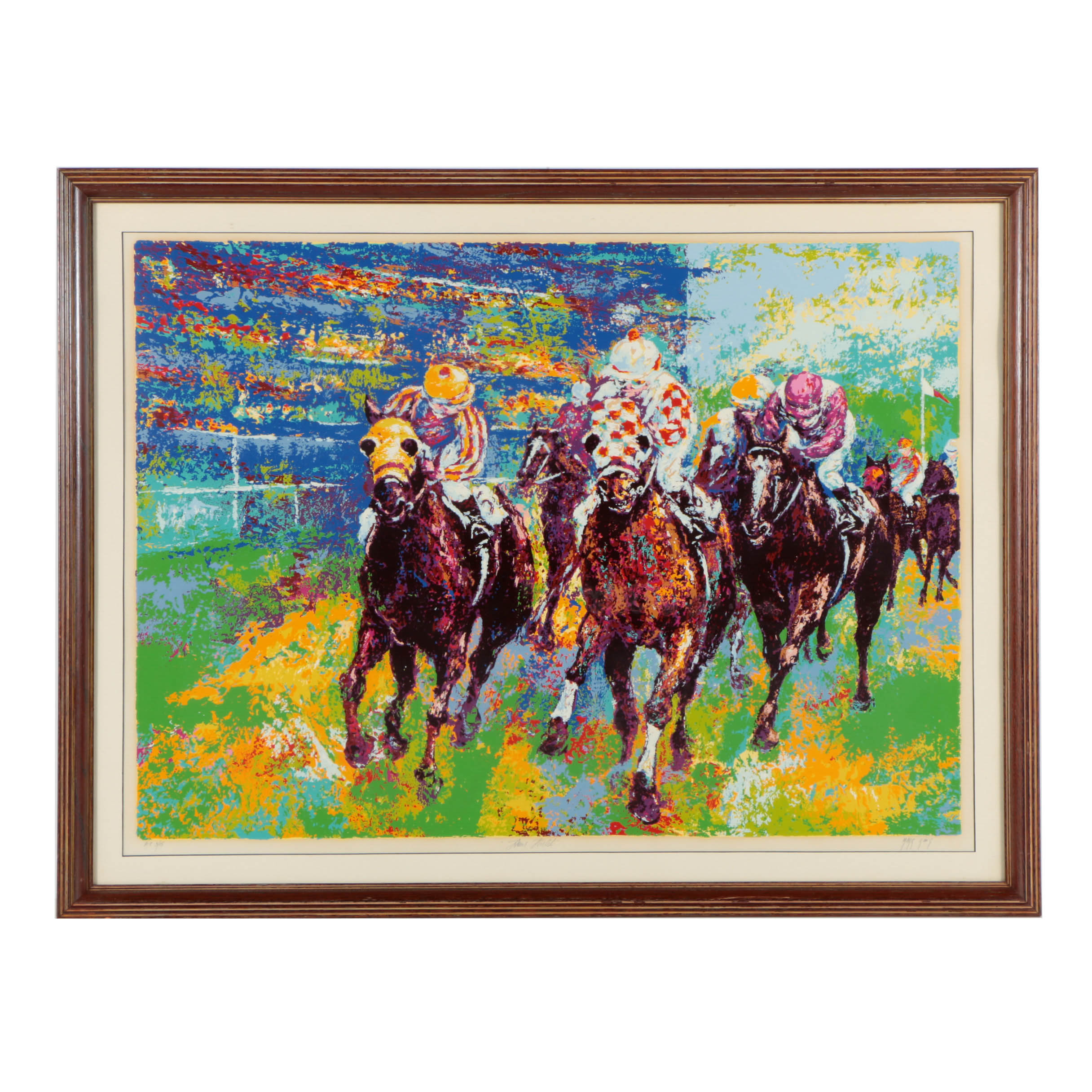 Mark King Limited Edition Serigraph Print Home Stretch Ebth