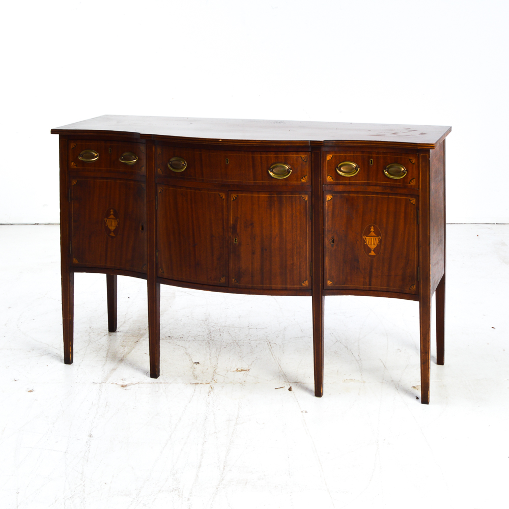 Vintage Hepplewhite Style Sideboard with Inlay EBTH