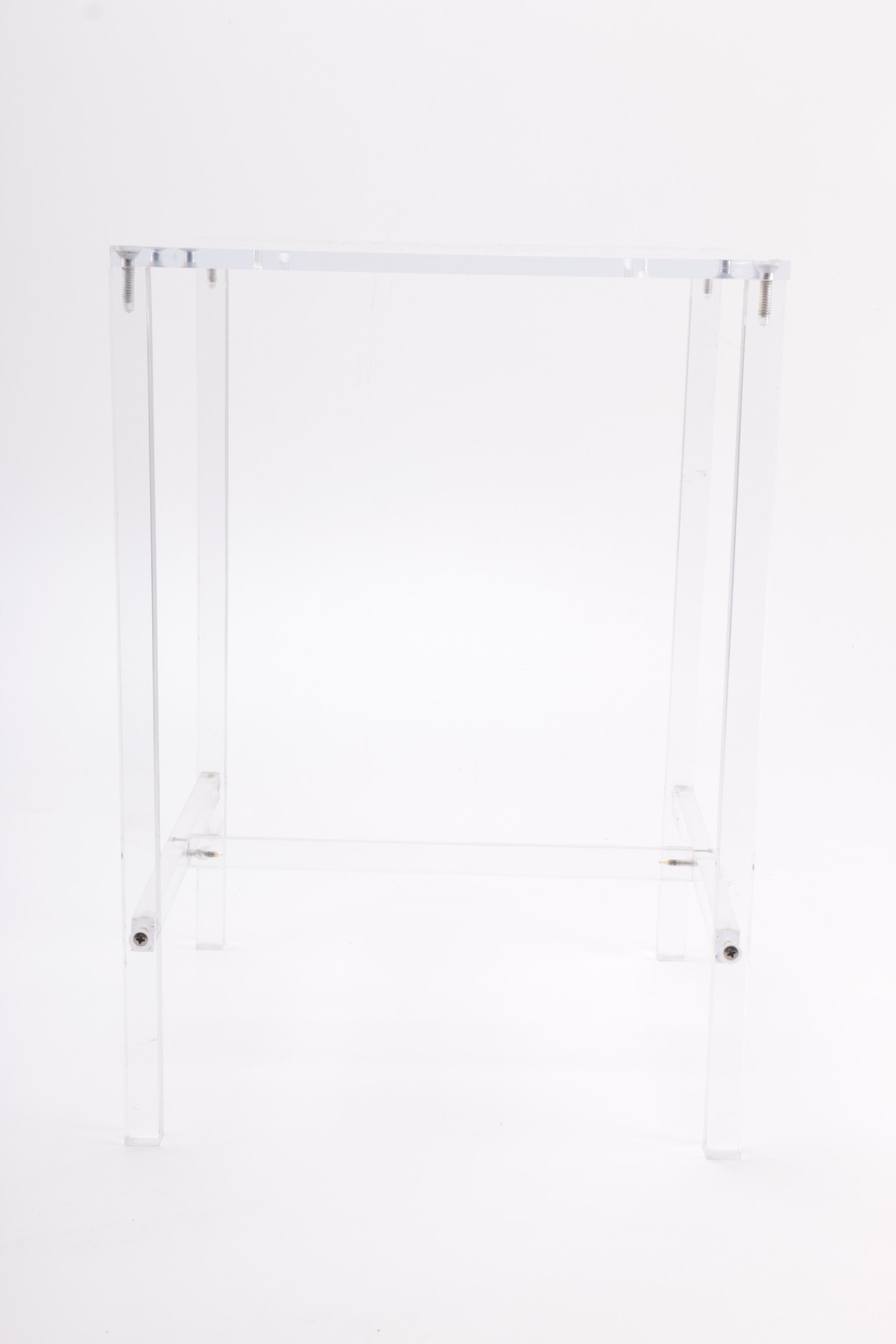 Clear Acrylic Side Table EBTH