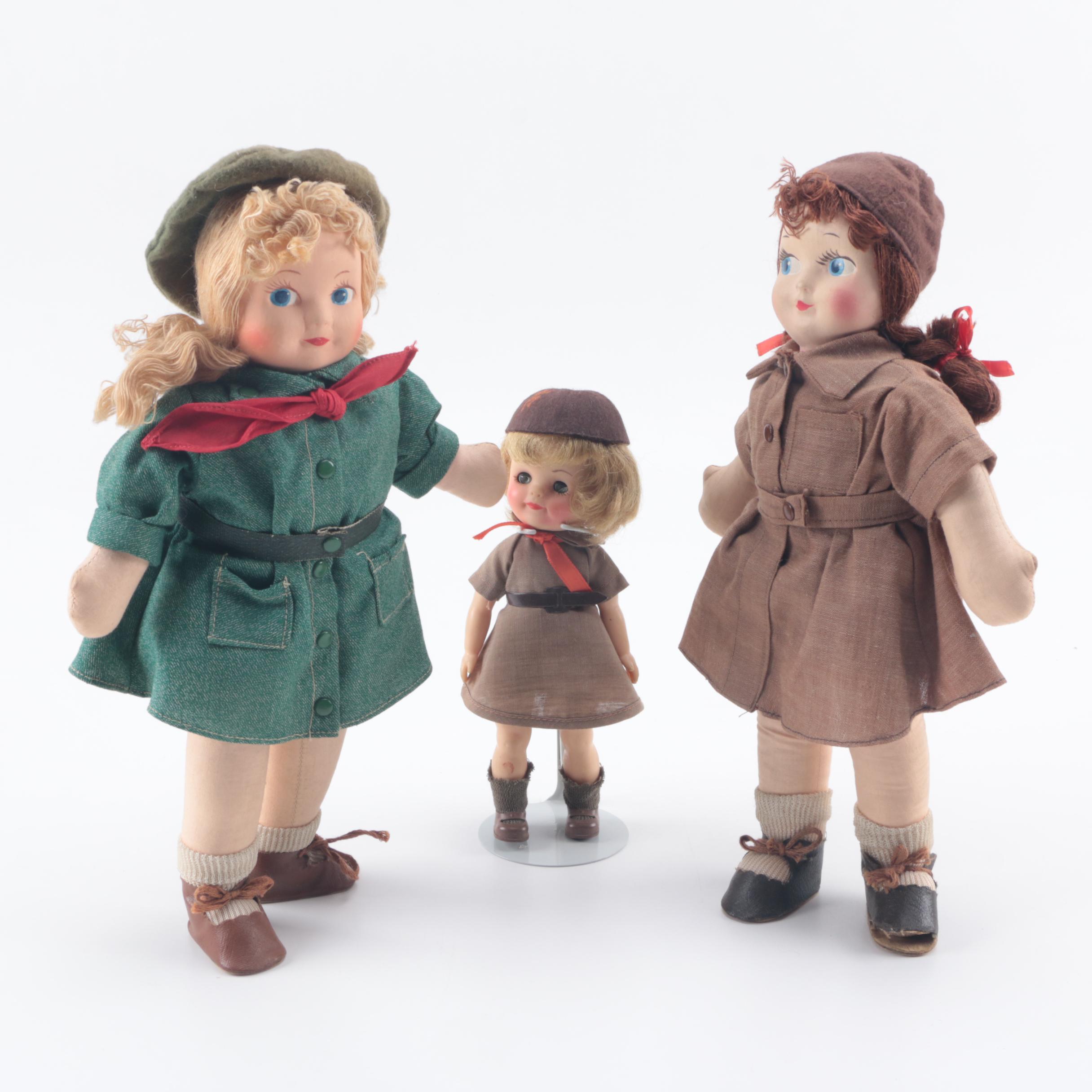 girl scout dolls antique