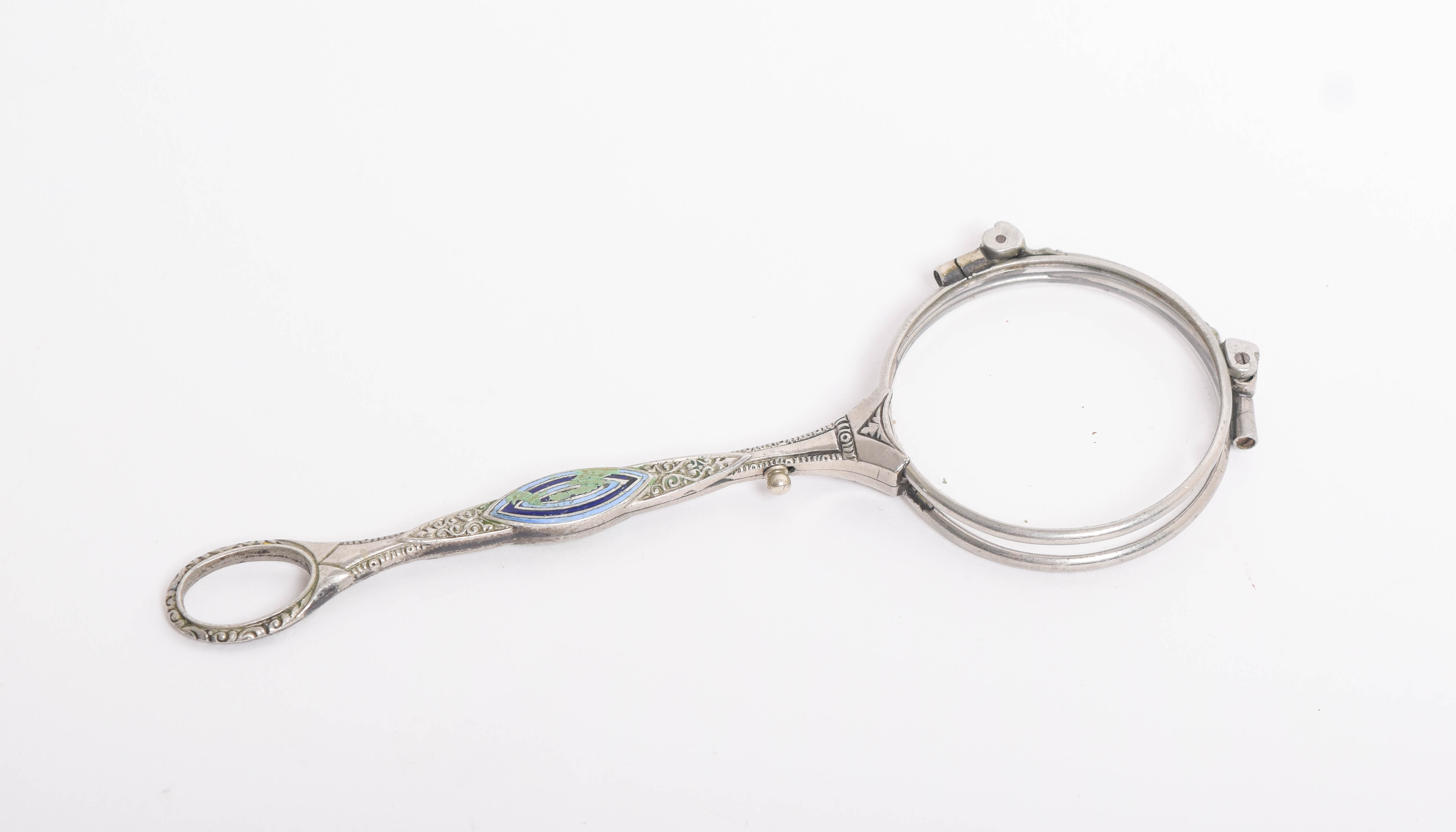 Antique Sterling Silver Folding Opera Glasses EBTH