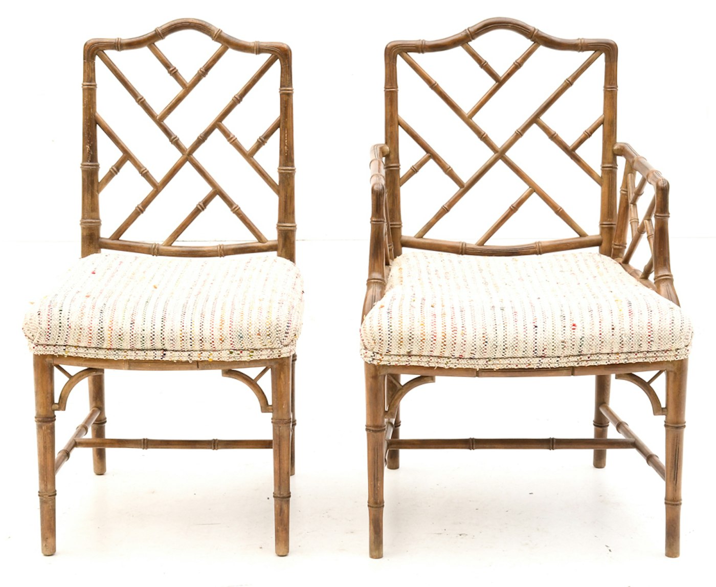 bamboo style dining room chairs