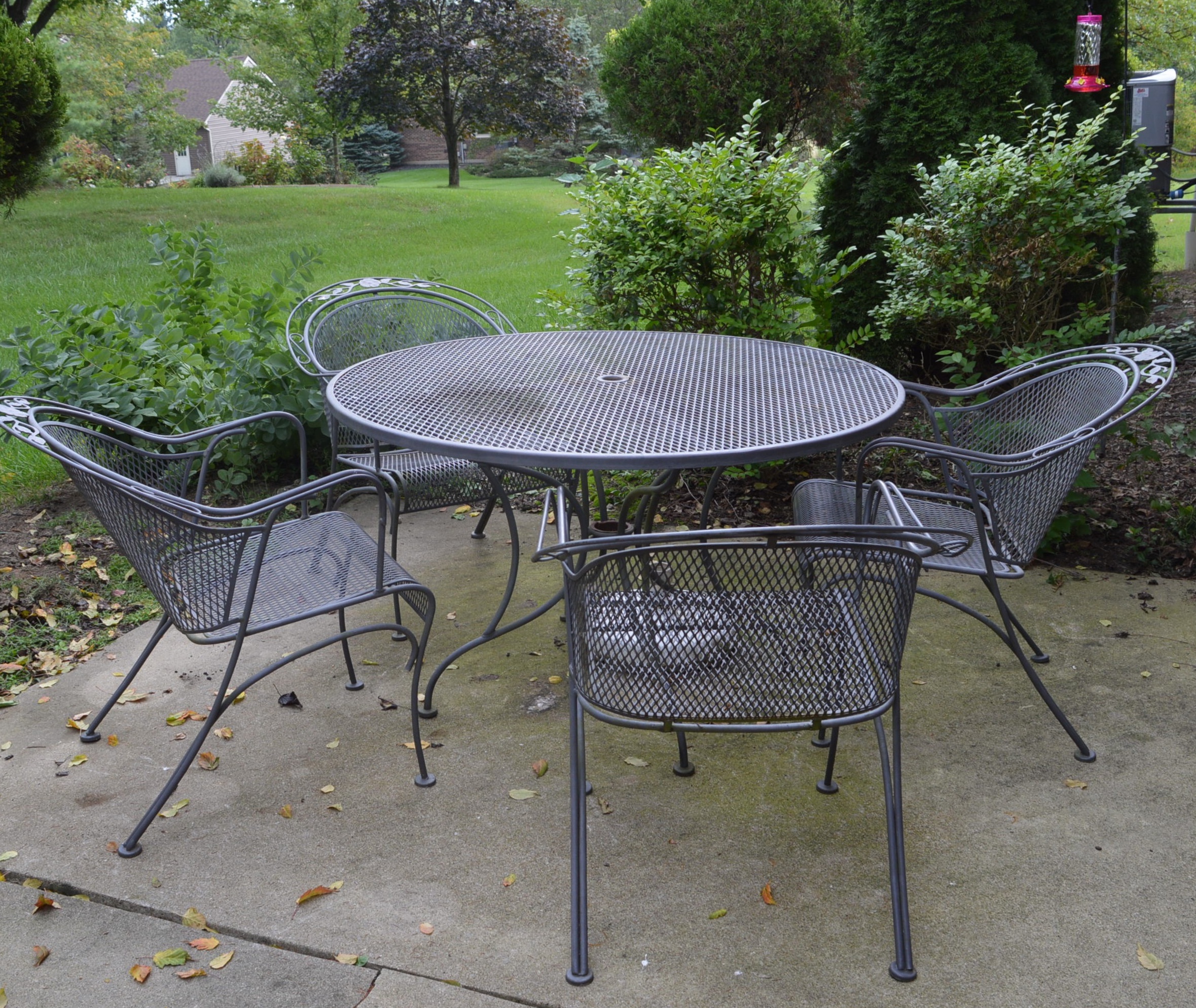 Wrought Iron Patio Set EBTH