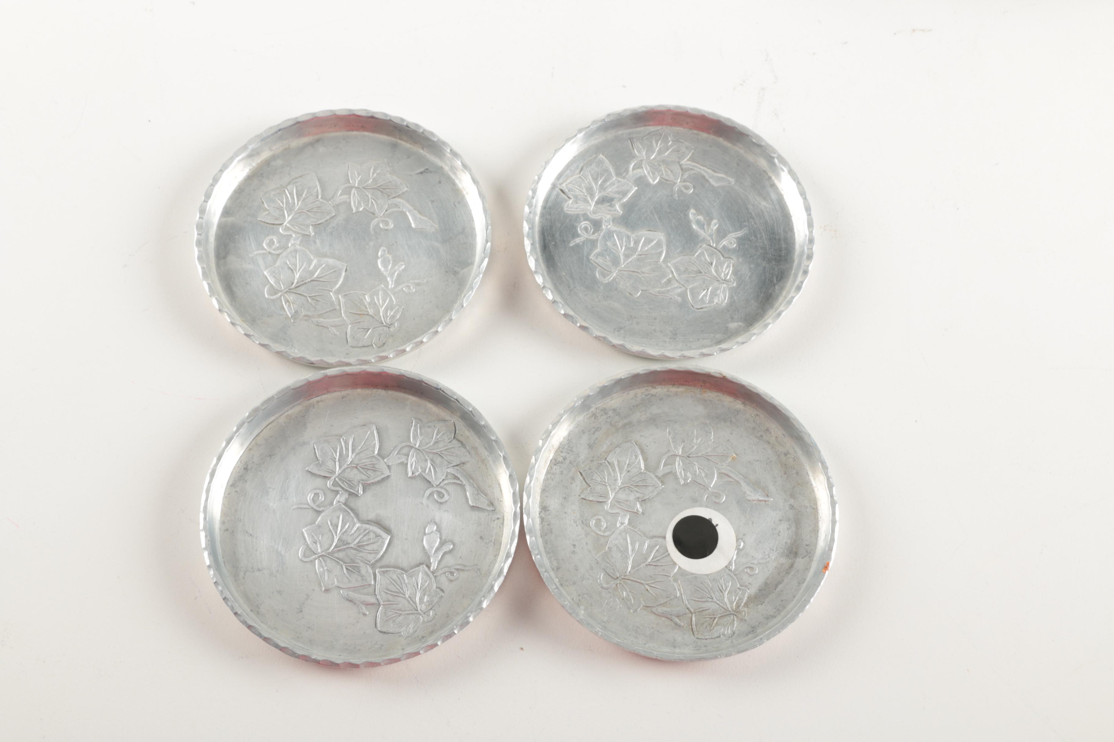 Everlast Metal Hand Aluminium Coasters EBTH