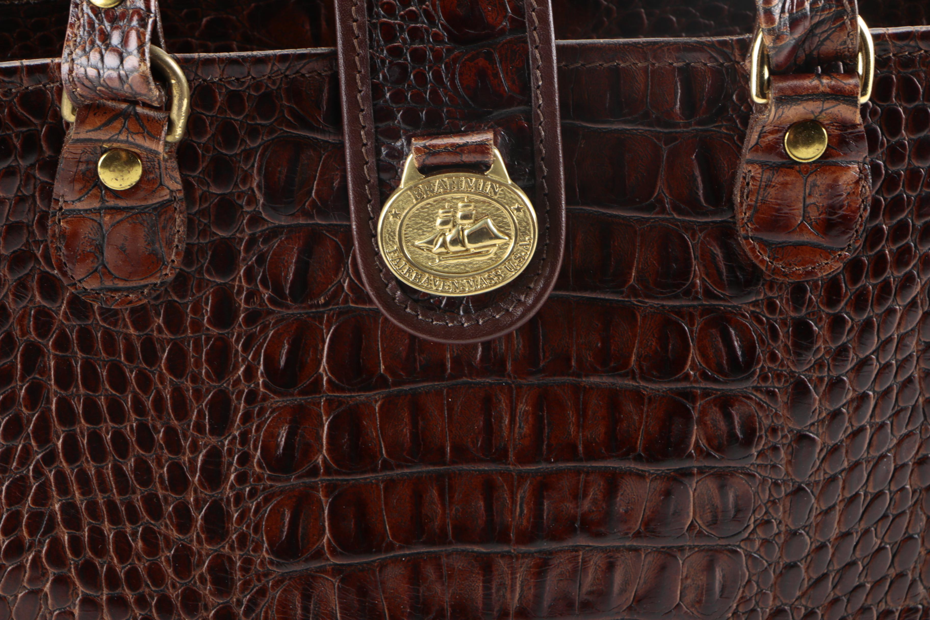 Are Brahmin Handbags Made Of Leather