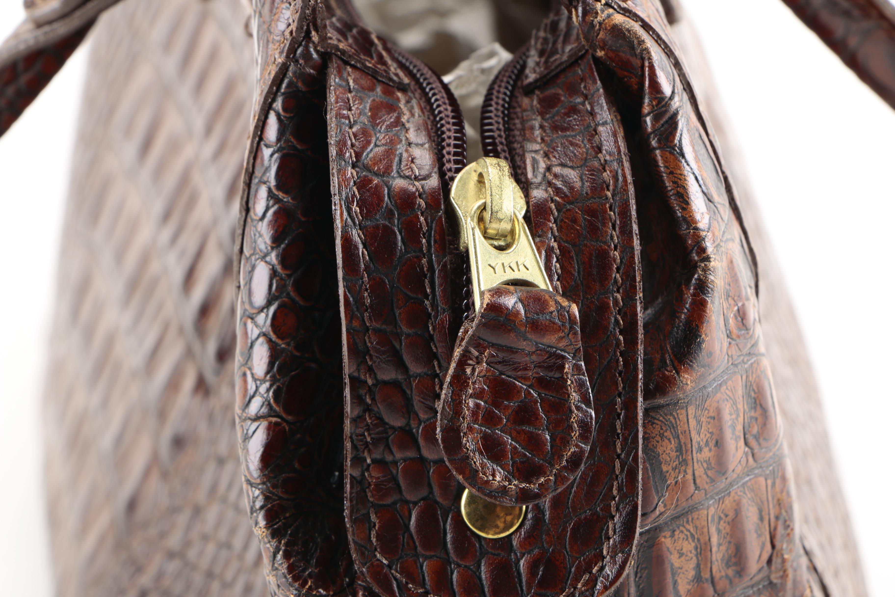 Brahmin Embossed Leather Handbag EBTH