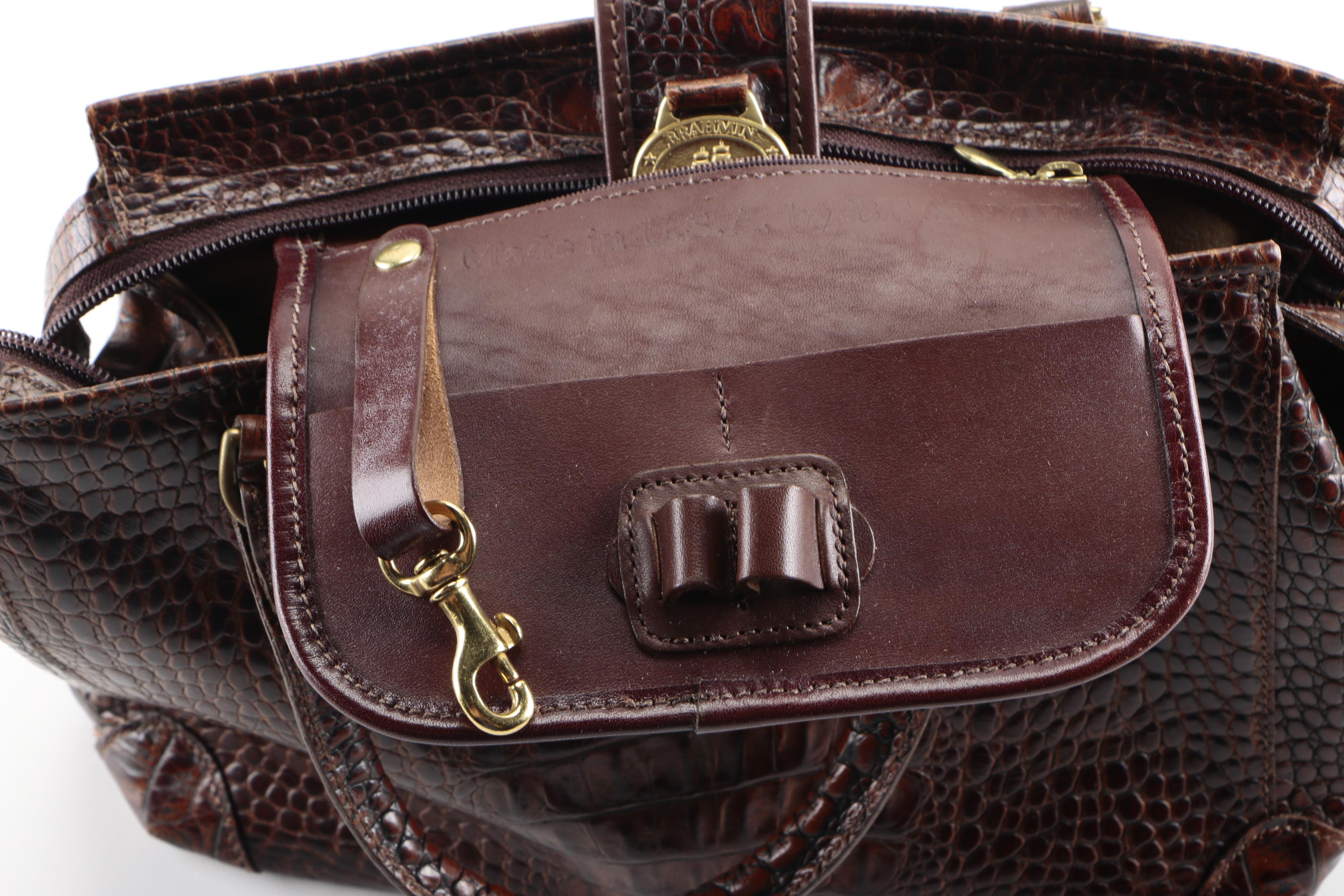 Are Brahmin Handbags Made Of Leather