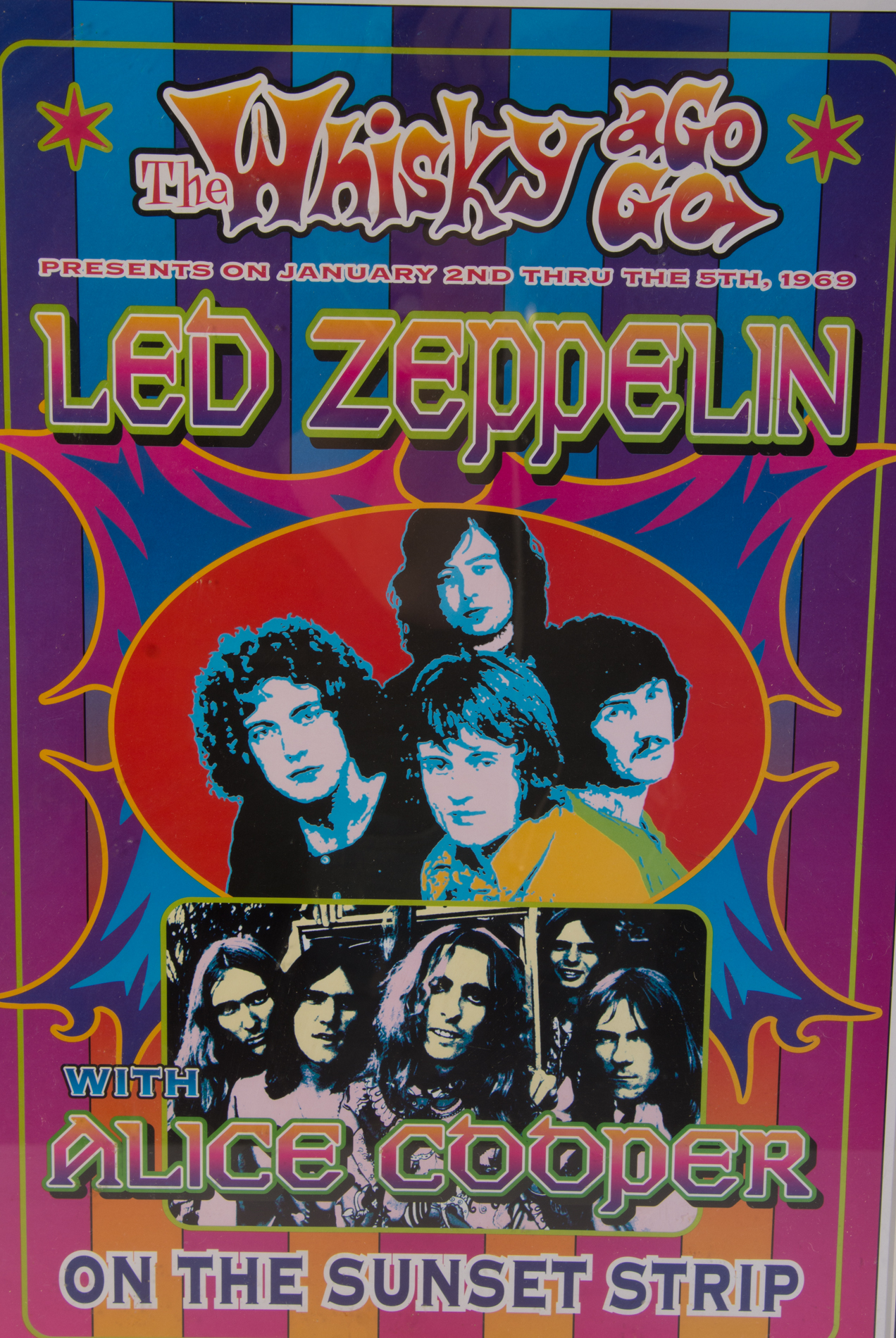 Led Zeppelin Whiskey A GoGo Poster EBTH