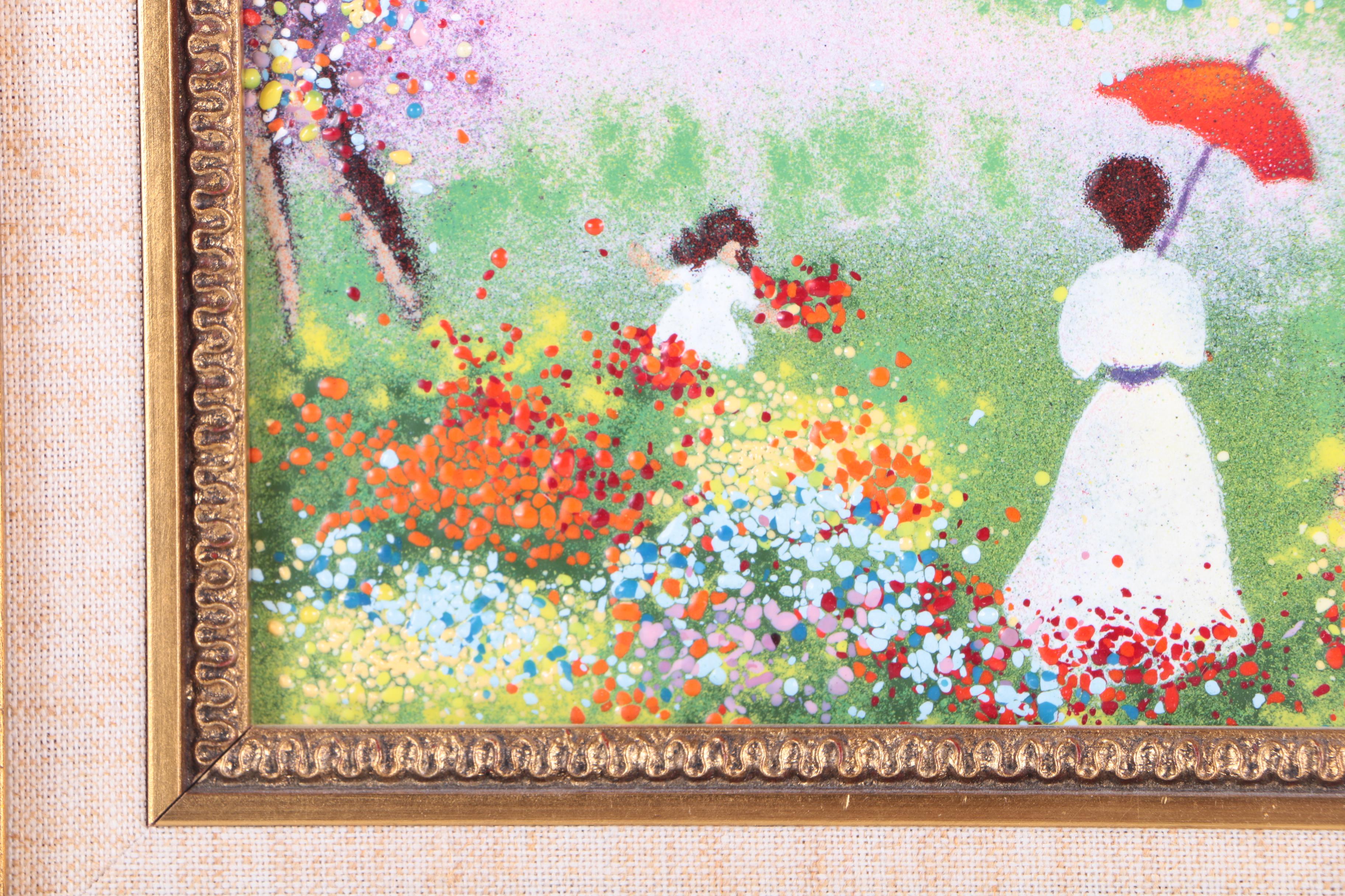 Louis Cardin Enamel on Copper Paintings EBTH