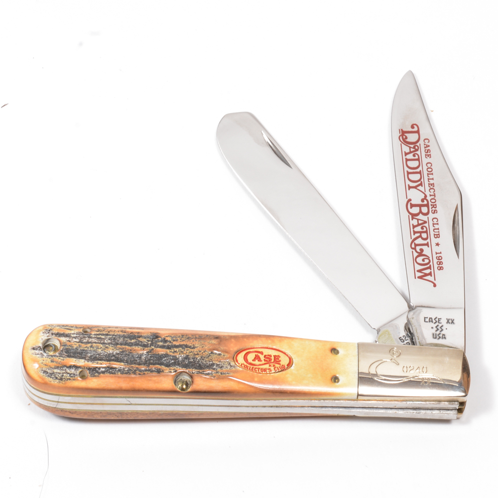 1988 "Case" Collector's Club Knife with Stag Handle EBTH