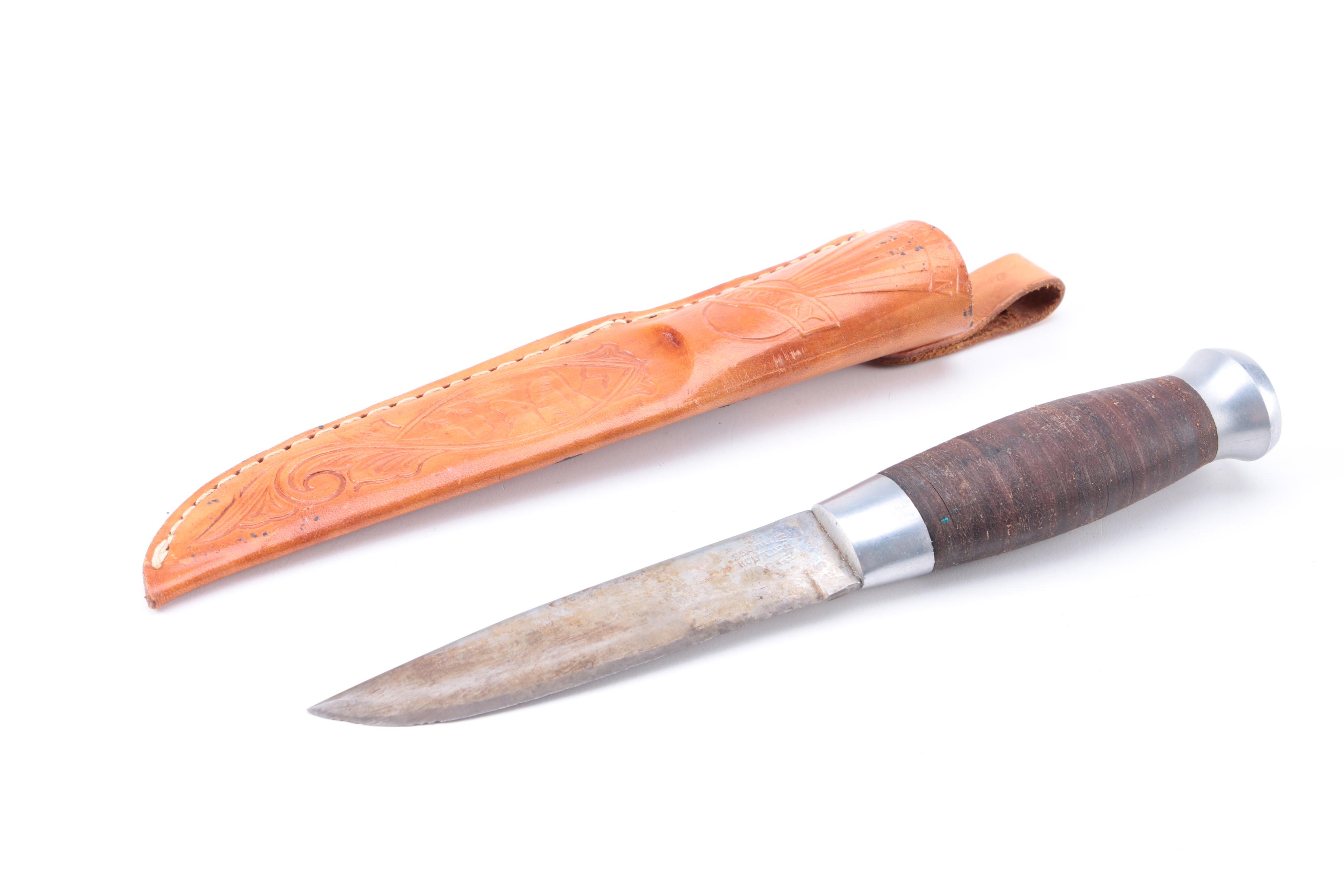 Vintage Norwegian Helle Fjellkniven Hunting Knife EBTH