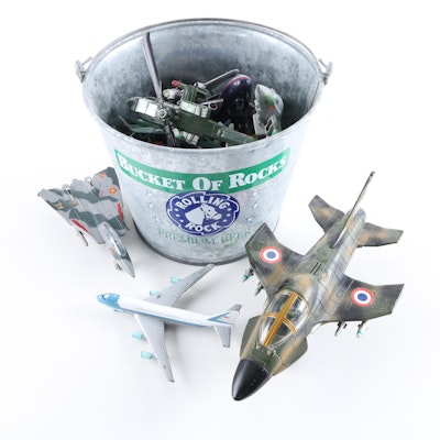 Collection of Die-Cast Model Aircraft